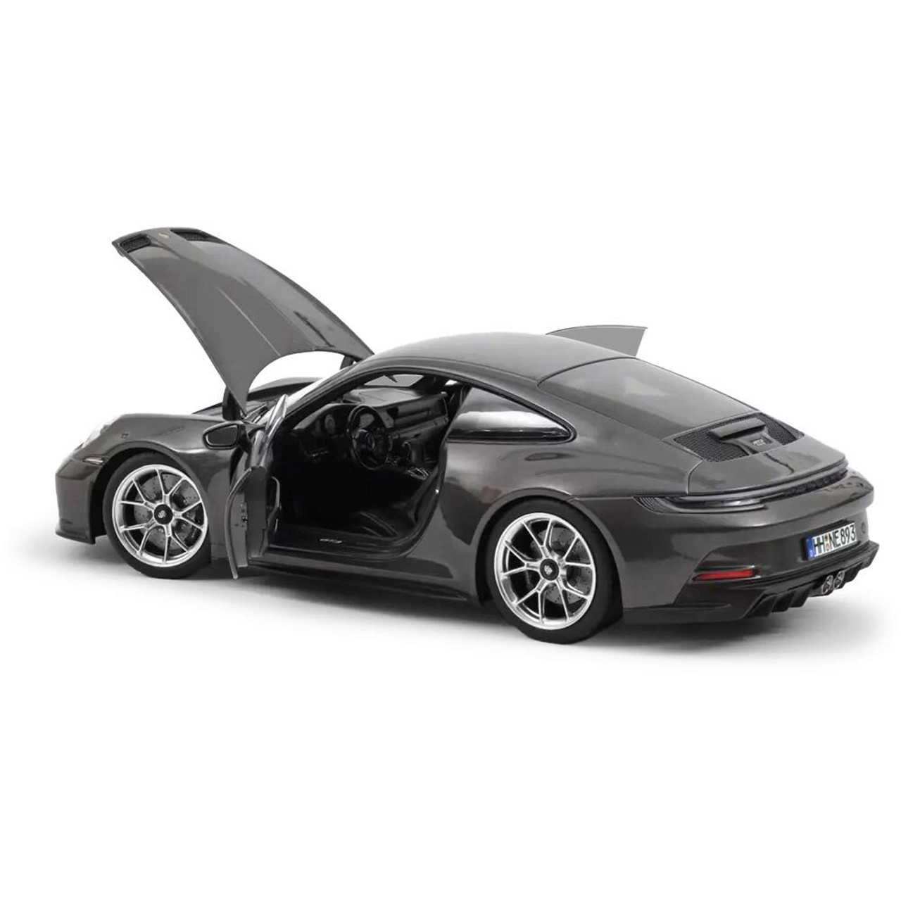 2021 Porsche 911 GT3 with Touring Package - Grey Metallic 1:18