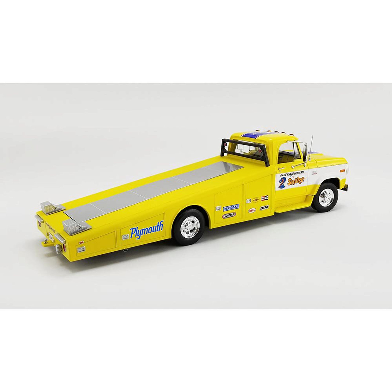 1970 Dodge D-300 Ramp Truck The Snake Diecast Model Truck | Acme