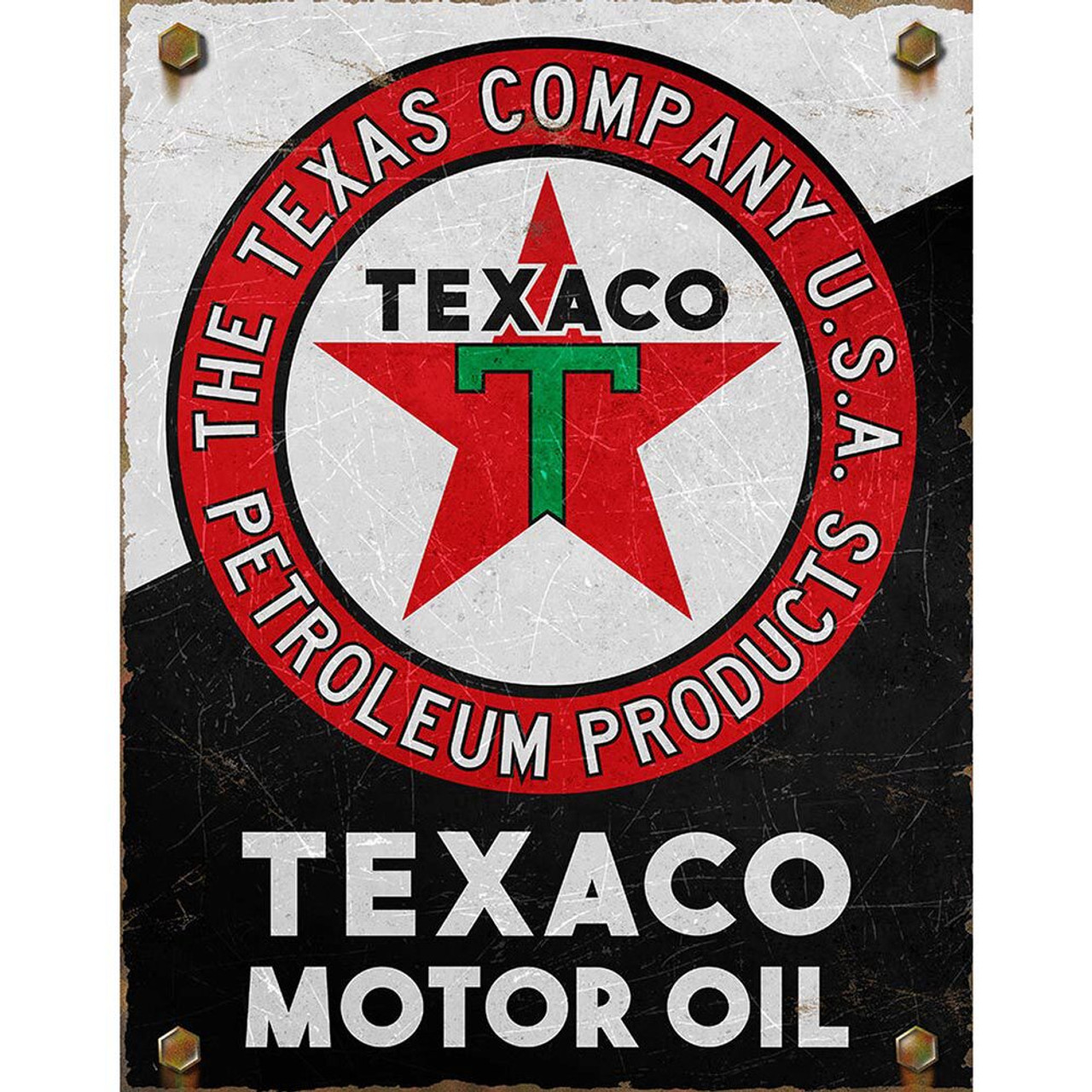 ALL METAL Oil Can - Texaco
