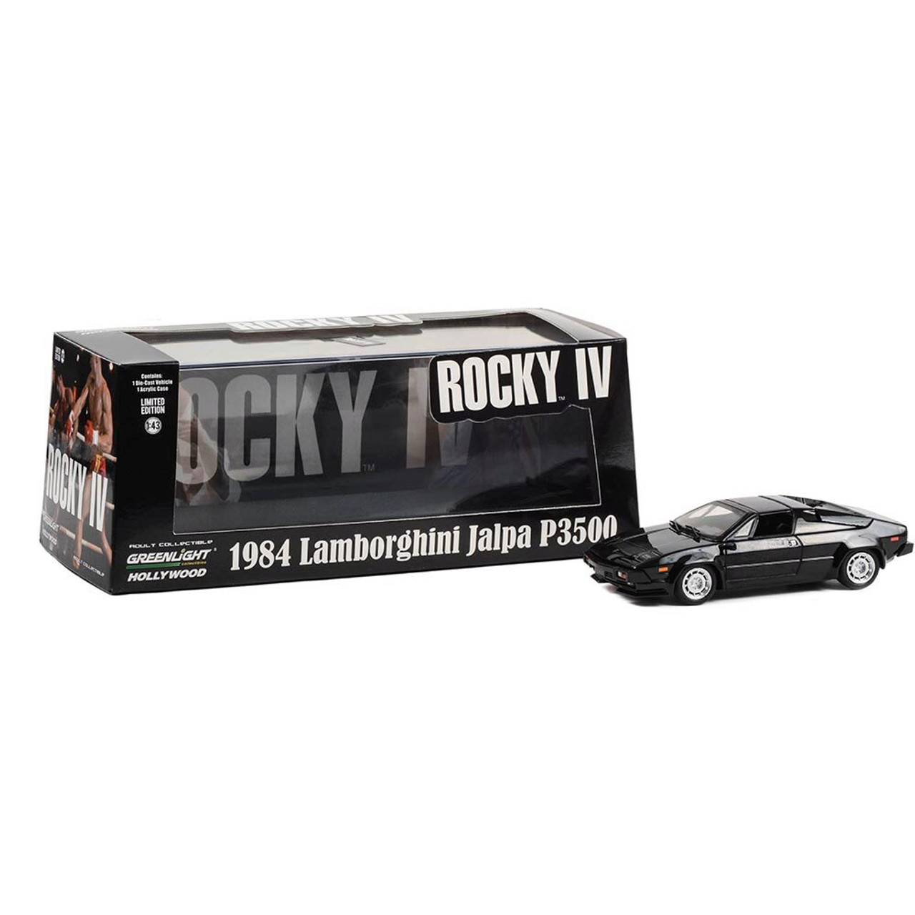 1984 Lamborghini Jalpa P3500 Rocky IV Diecast Model Car | Greenlight