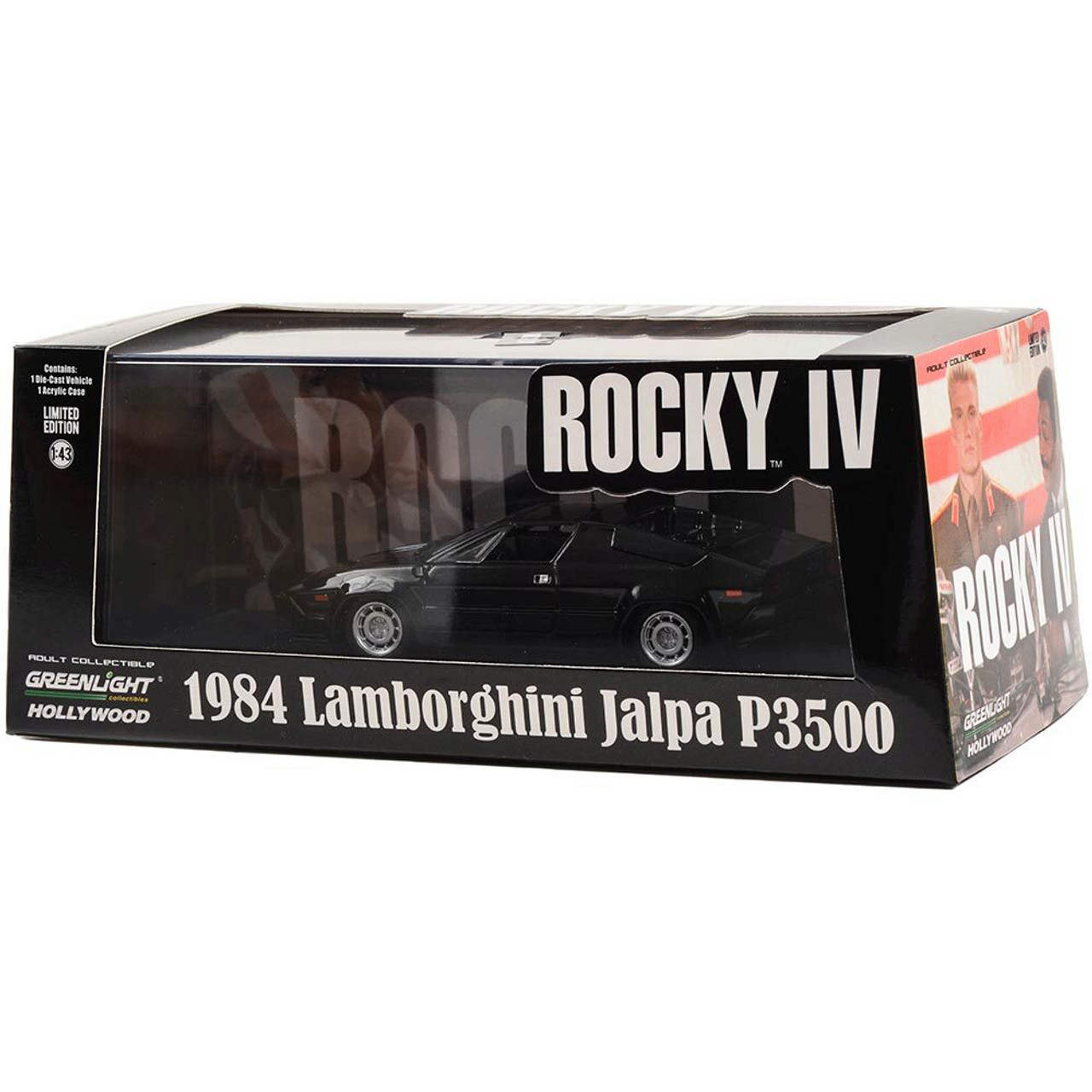 1984 Lamborghini Jalpa P3500 - Rocky IV 1:43 Scale Diecast Model Car by  Greenlight