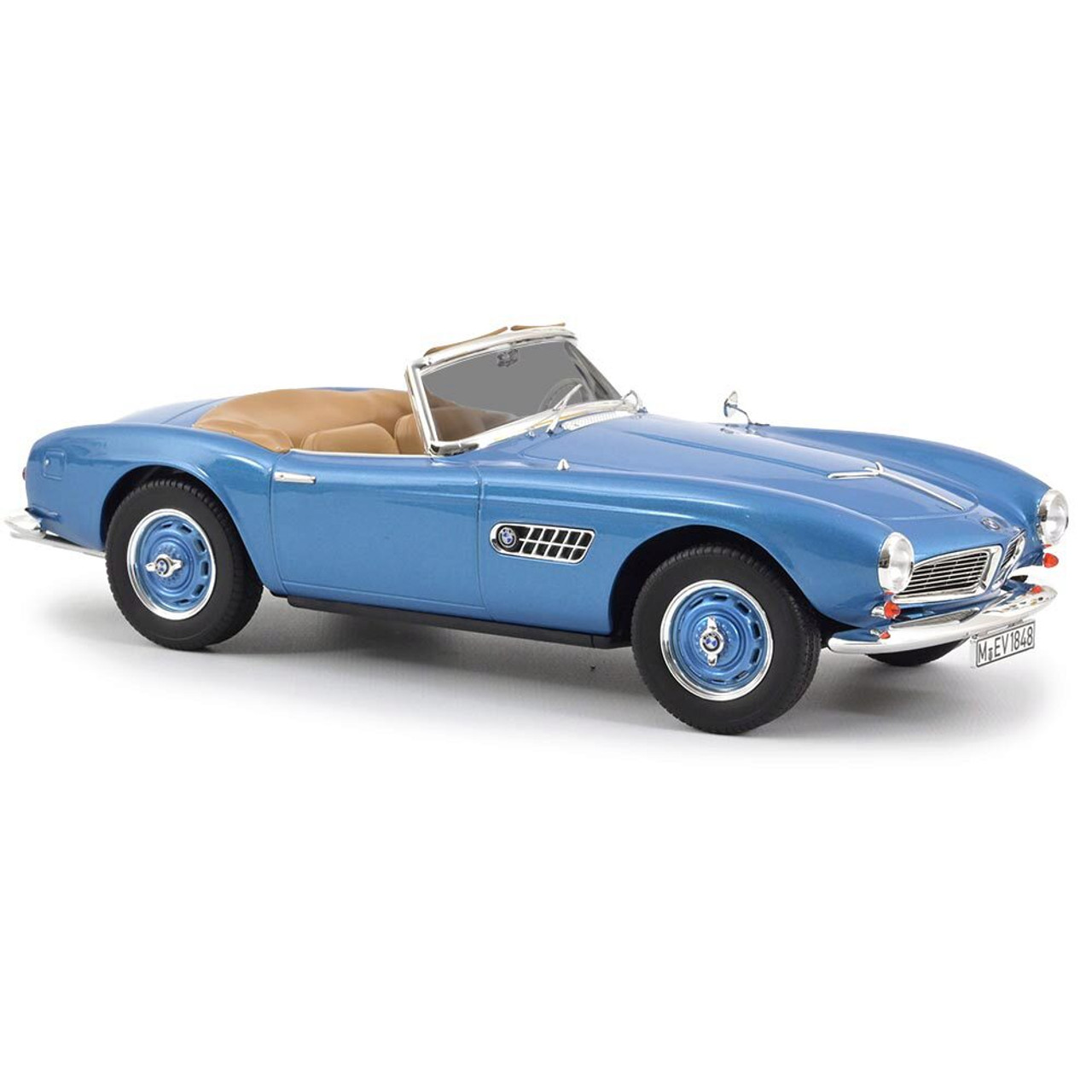 1957 BMW 507 Cabriolet - Blue 1:18 Scale Diecast Model Car by Norev