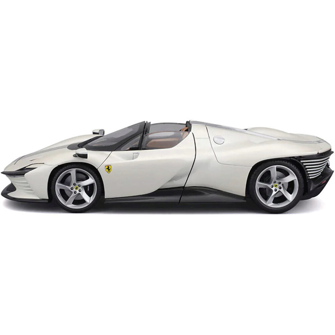 Ferrari Daytona SP3 Signature Series White w/Stripe 1:18 Scale