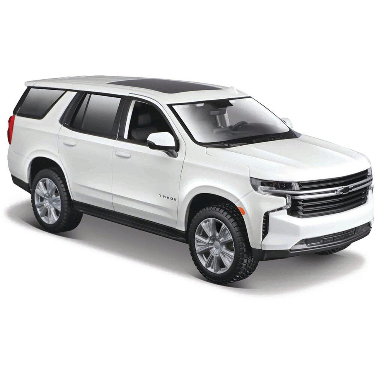 2021 Chevrolet Tahoe - White 1:26 Scale Diecast Model Truck by Maisto