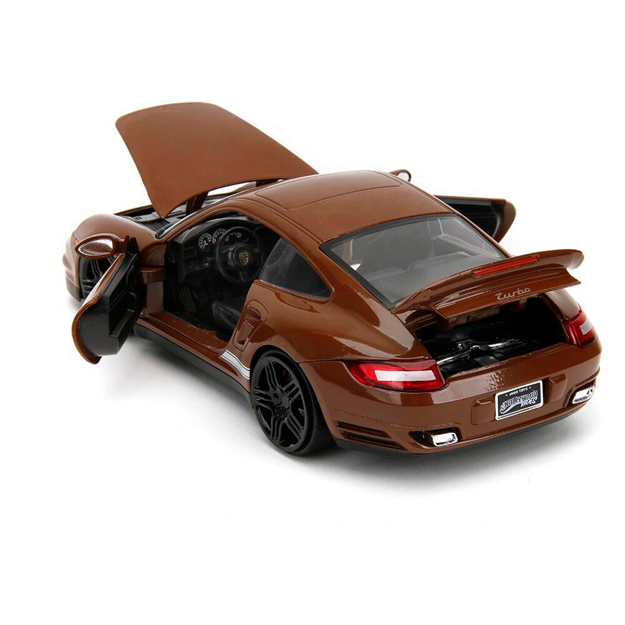 2007 Porsche 911 Turbo w/Brown M&M's Figure | Jada Toys