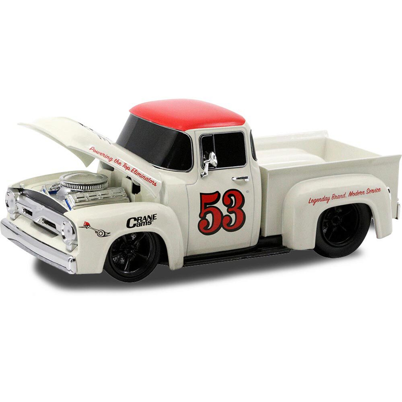 エムツー 1/64 M2マシーン 1956 Ford F-100 Truck「HOLMAN MOODY」ホワイト ●