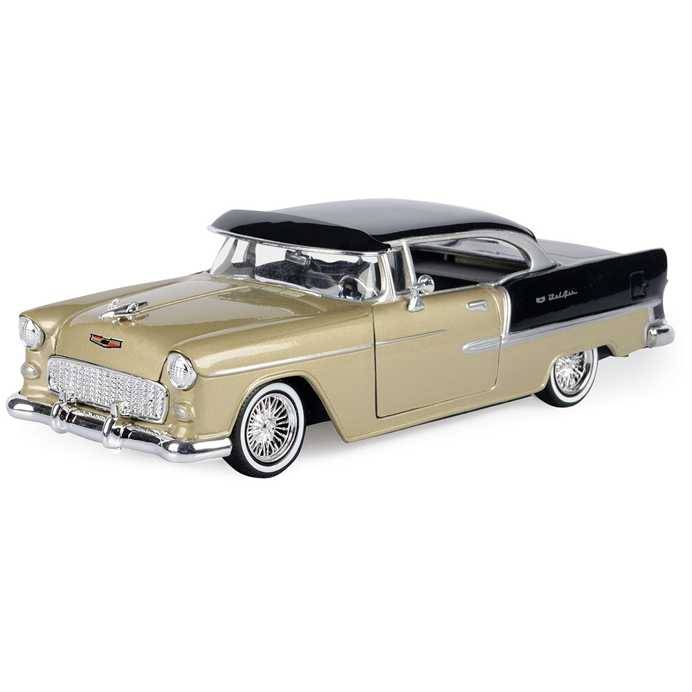 1955 Chevy Bel Air Low Rider with Visor Gold | Motormax