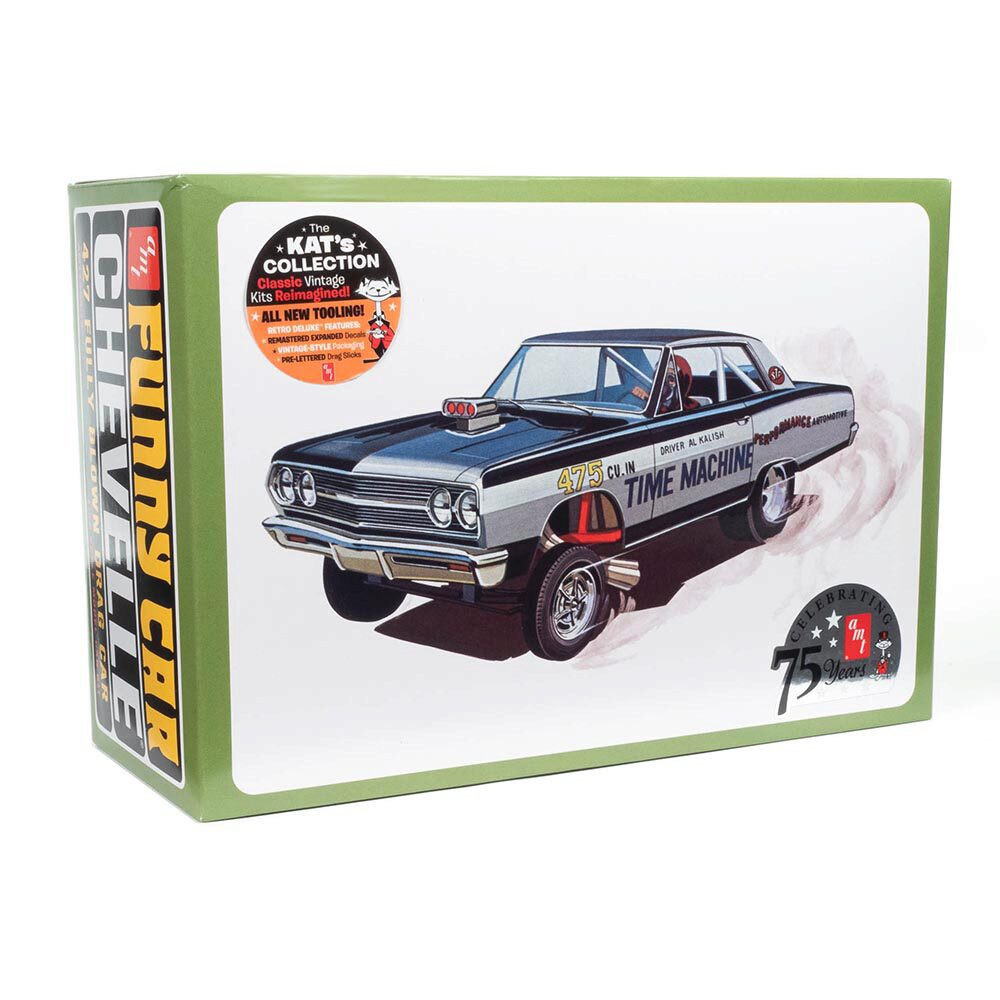 1965 Chevy Chevelle Altered Wheelbase Time Machine Model Kit | AMT