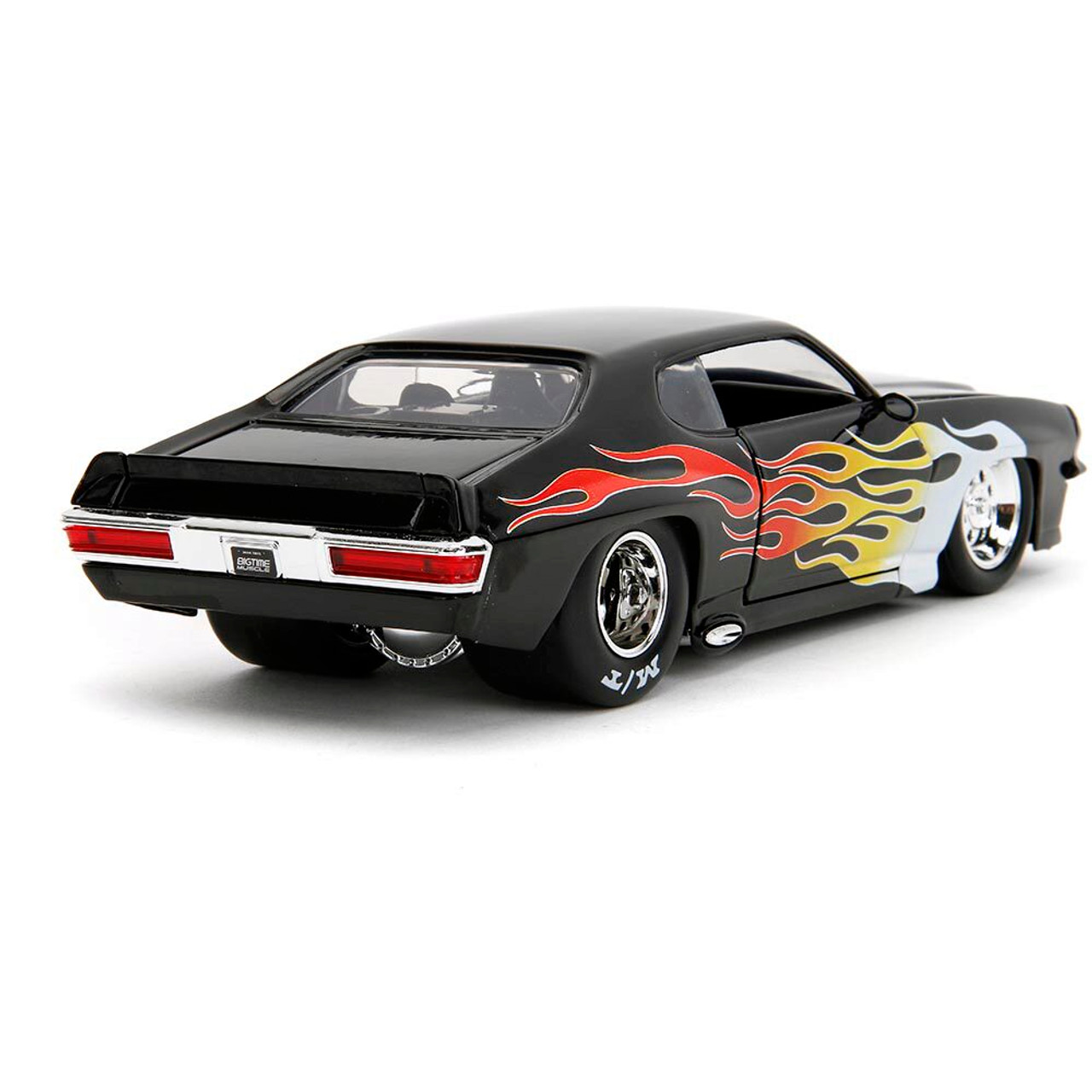 1971 Pontiac GTO Judge - BTM Black Flames 1:24 Scale Diecast Model Car by  Jada Toys