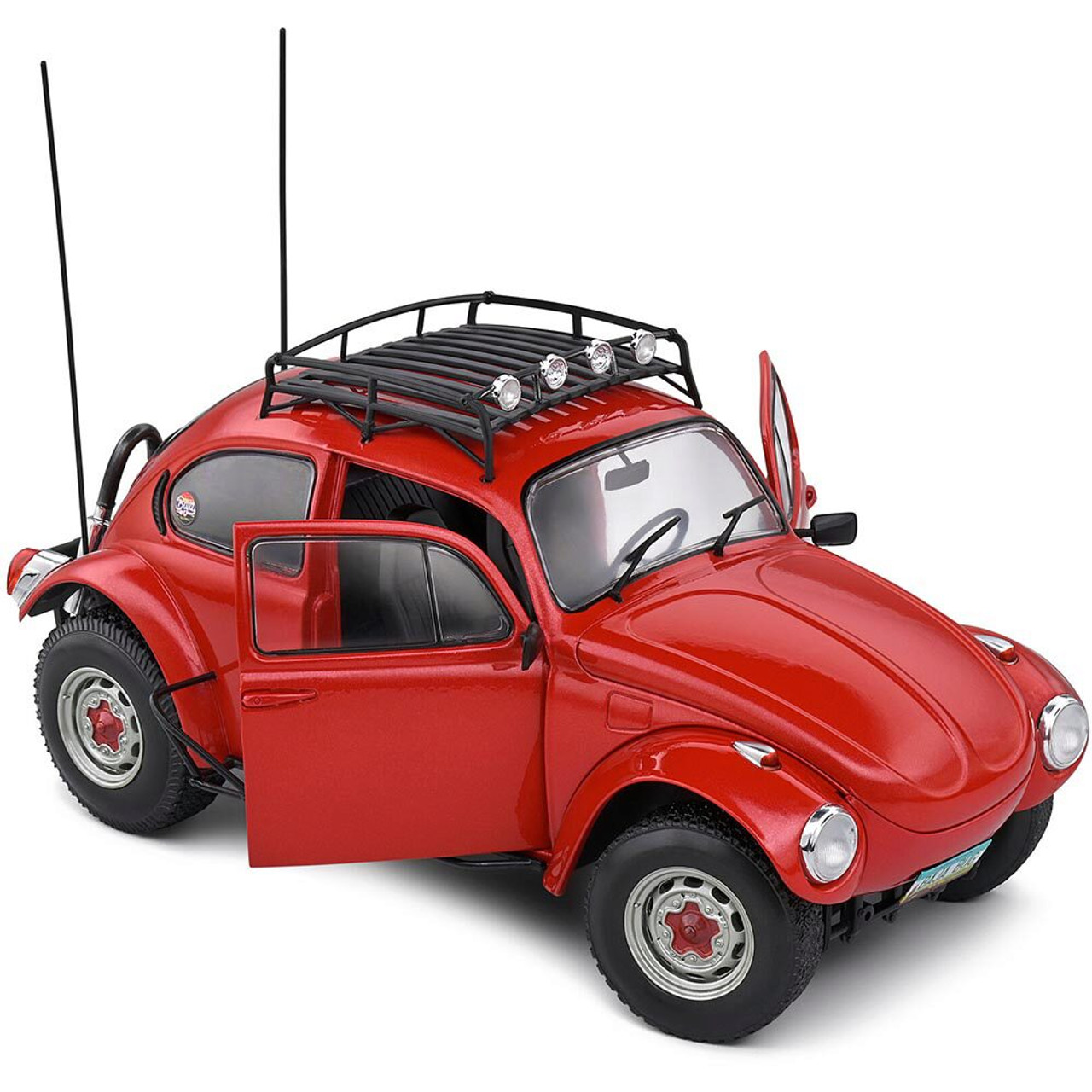 1976 Volkswagen Beetle Baja Red Diecast Model Car | Solido