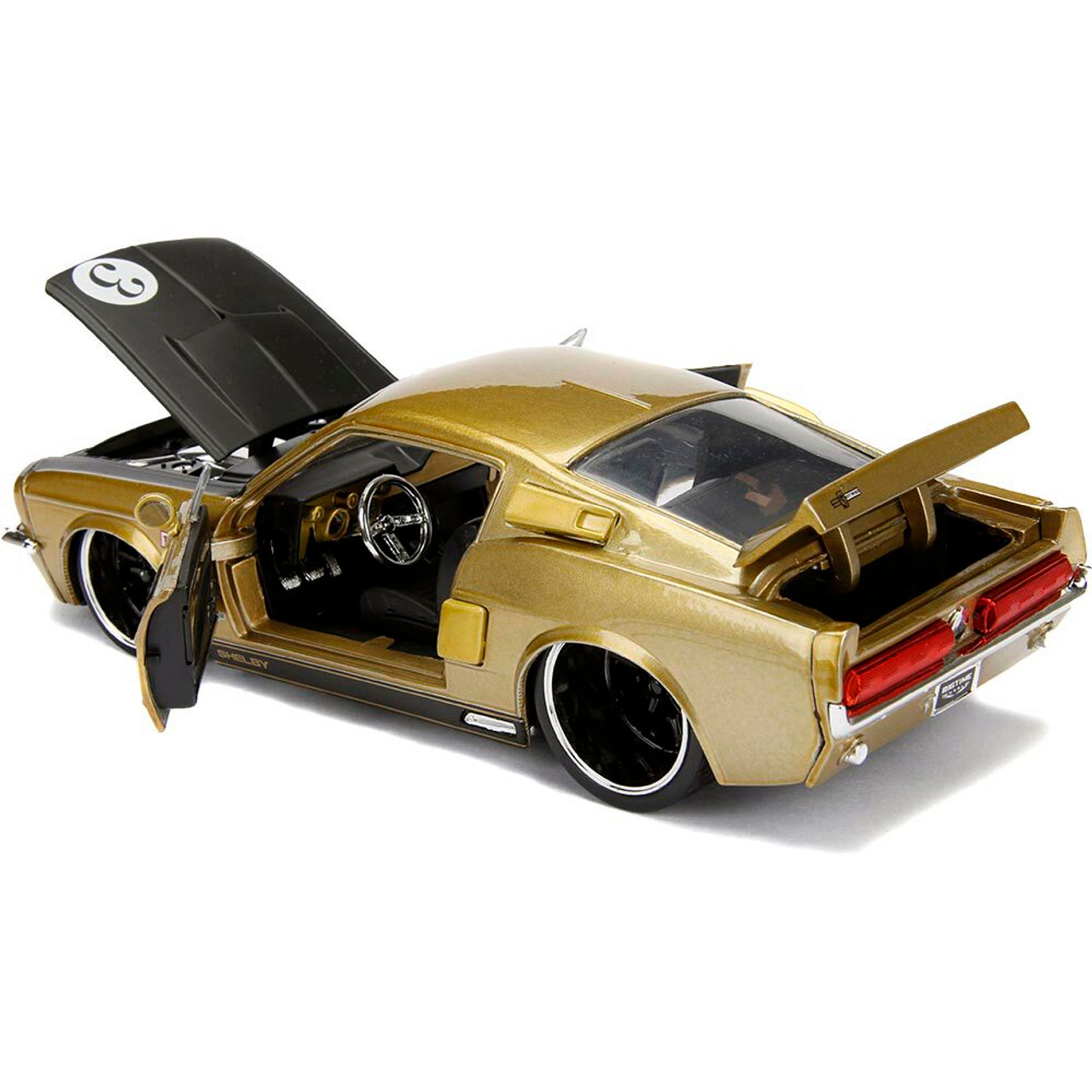 1967 Shelby G.T. 500 Gold #3 Diecast Model Car | Jada Toys