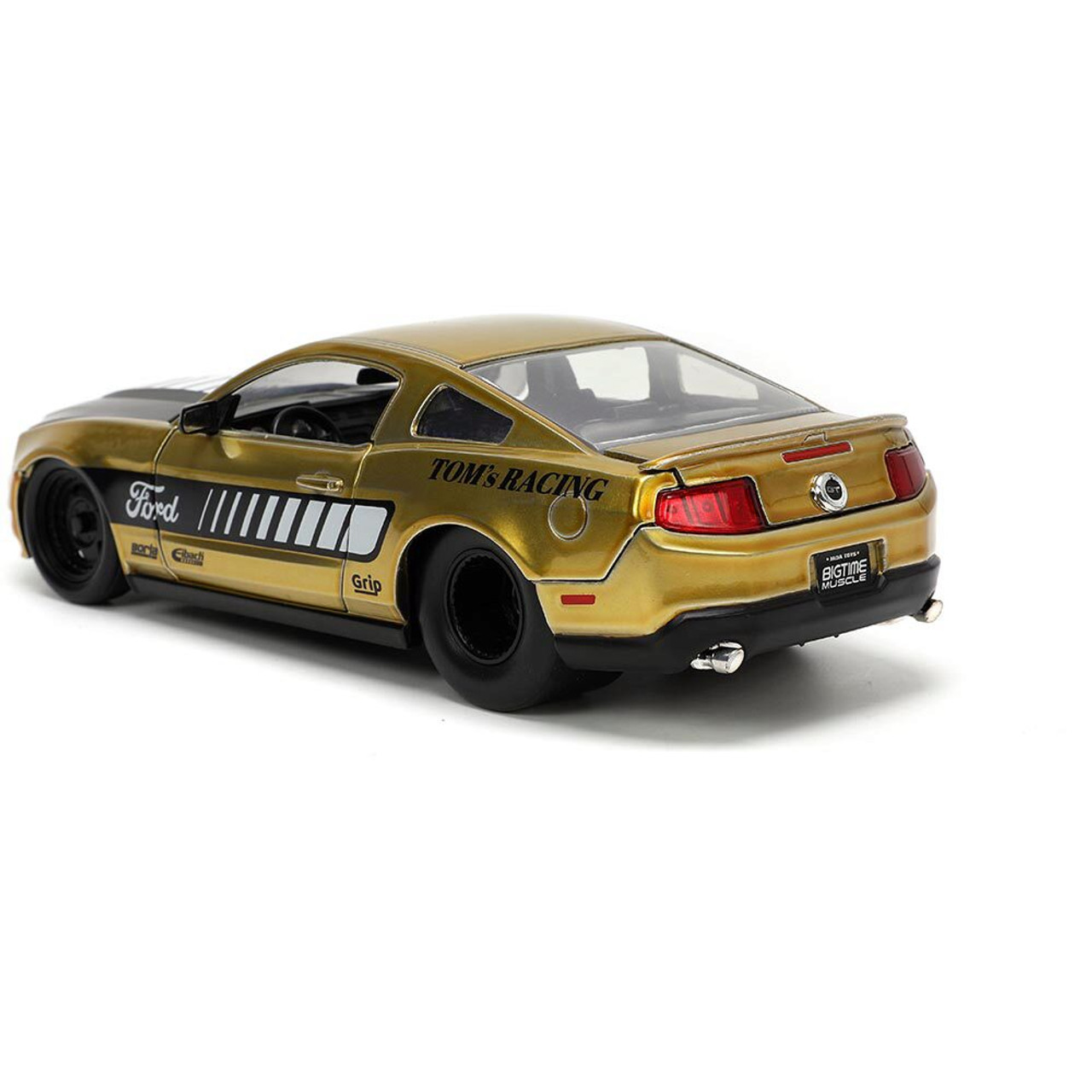 2010 Ford Mustang GT - Gold 1:24 Scale Diecast Model Car by Jada Toys