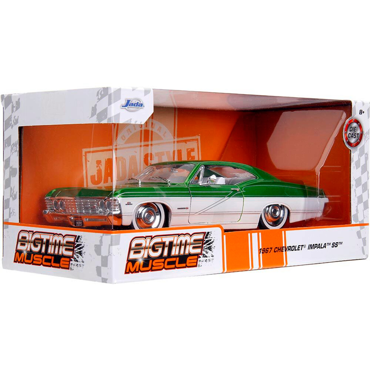 1967 Supernatural Chevy Impala SS w/Dean Winchester Figure 1:24 Scale  Diecast Model Car by Jada Toys