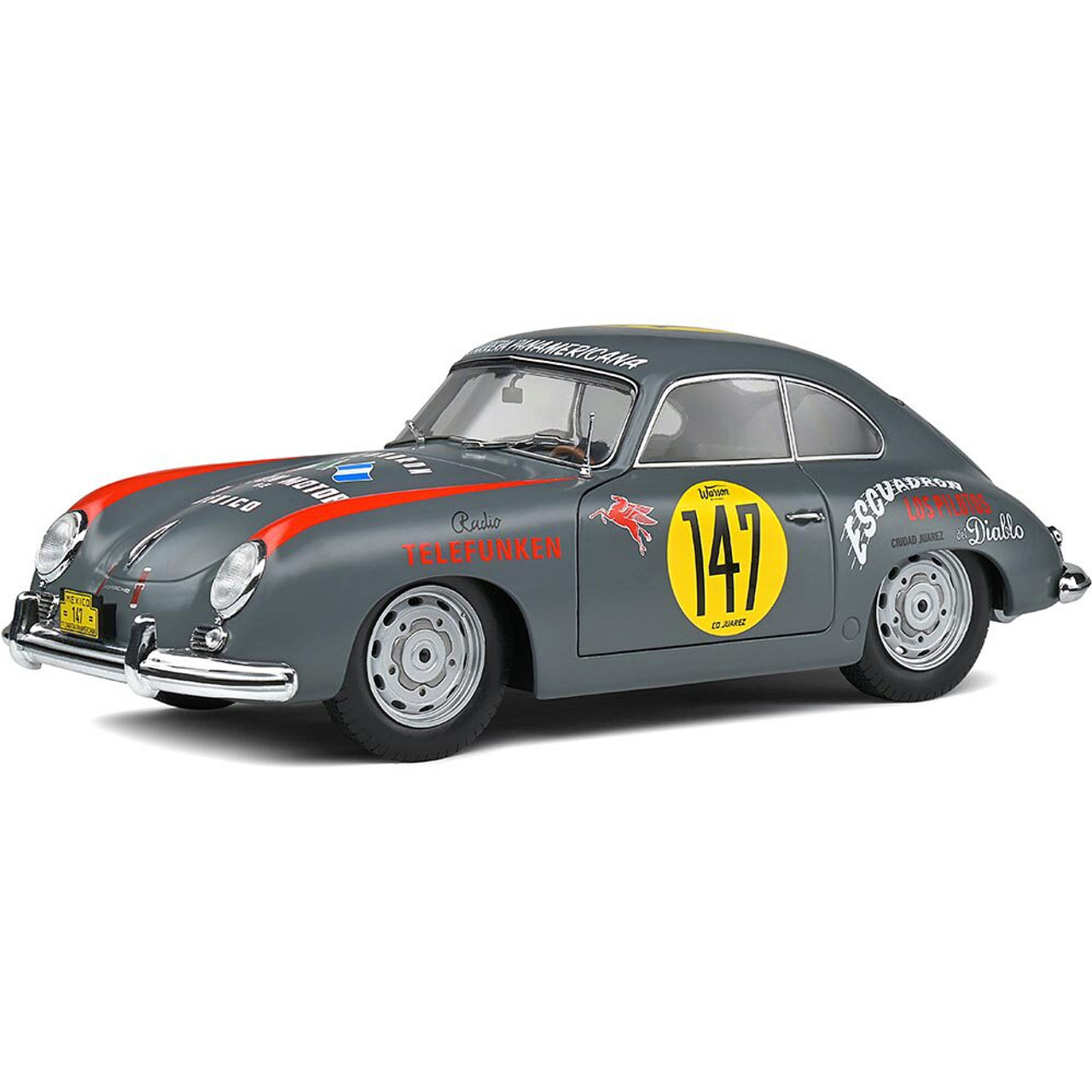 新品お買い得SOLIDO ポルシェ 356 PANAMERICANA RACE 1953 1/18 ミニカー 乗用車