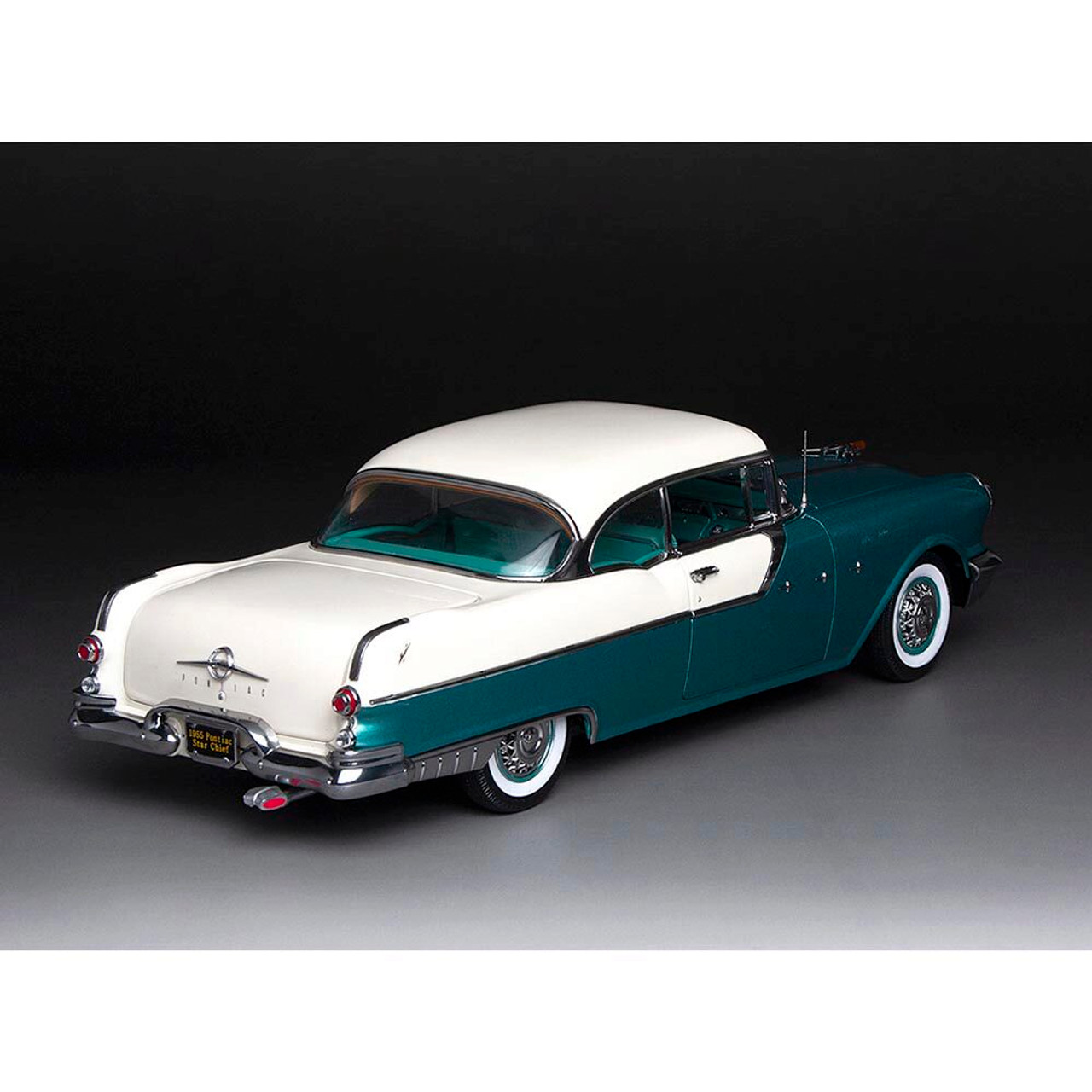 1955 Pontiac Star Chief Green Valley & White Mist | Sunstar