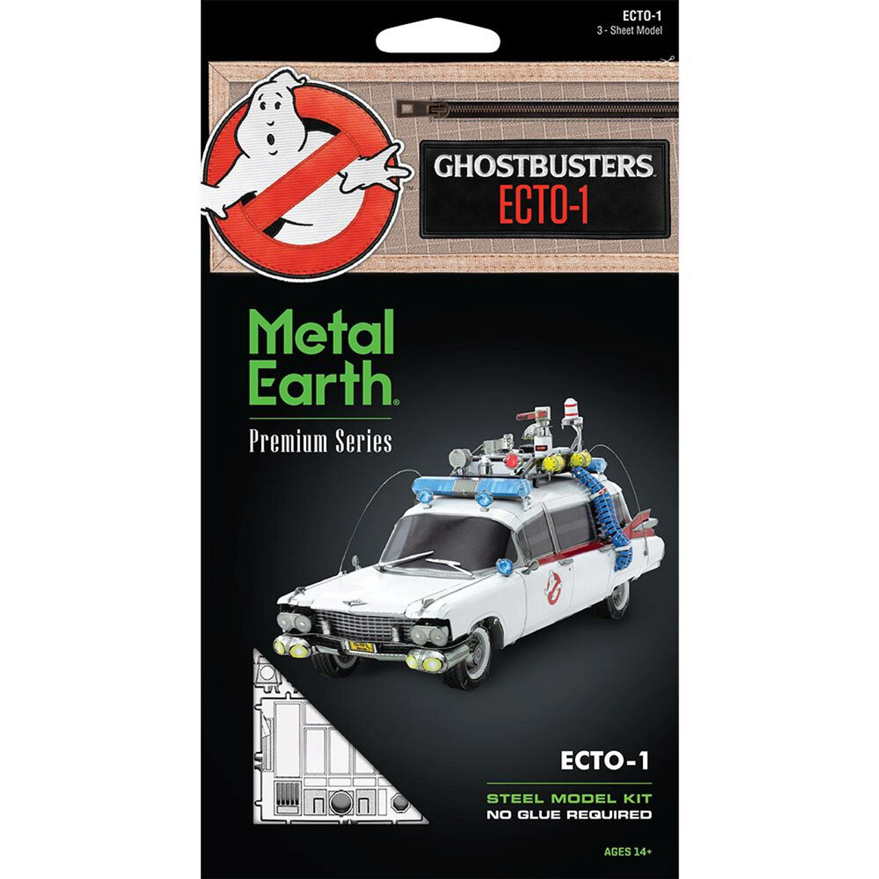 Ghostbusters Ecto-1 3D Metal Model Kit