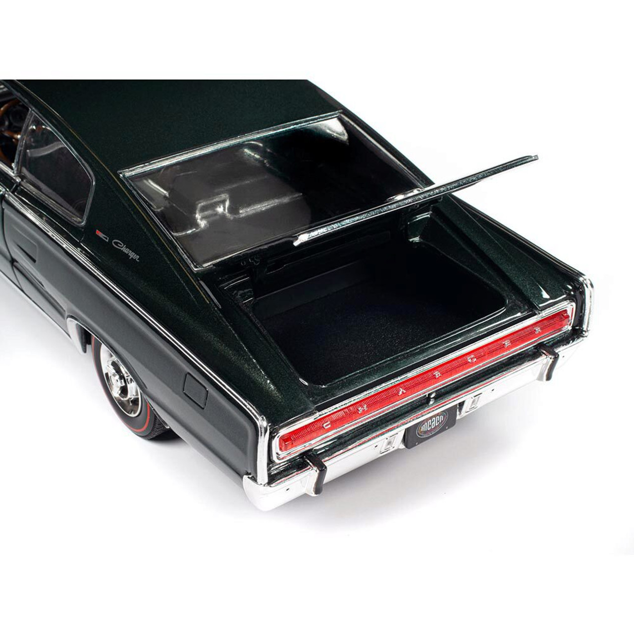 1966 Dodge Charger Hardtop MCACN GG1 Dark Green Diecast Model Car