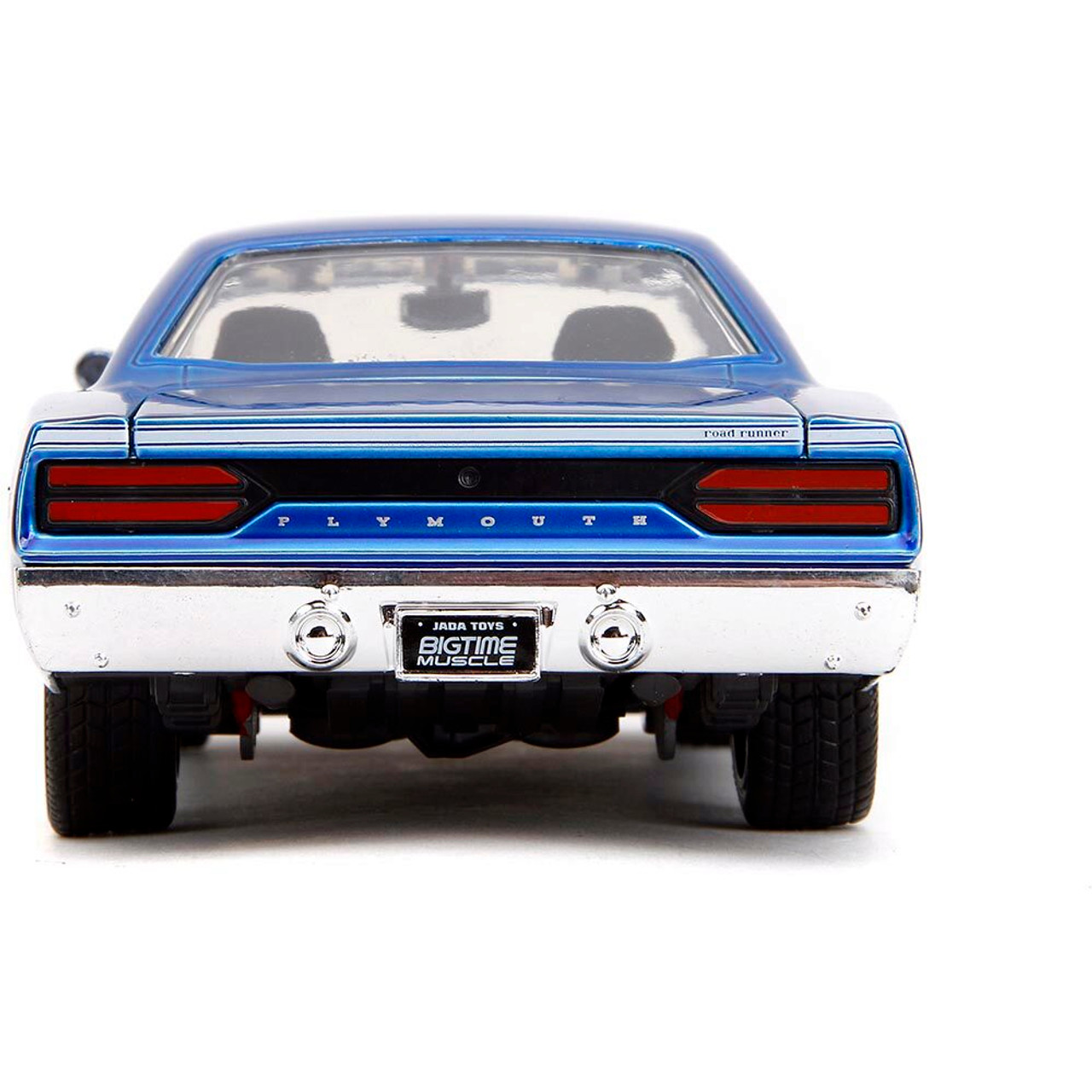 ミニカー 1:24 BTM 1970 Plymouth Road Runner 938 1970 Plymouth Road Runner #938 Candy Blue and White 