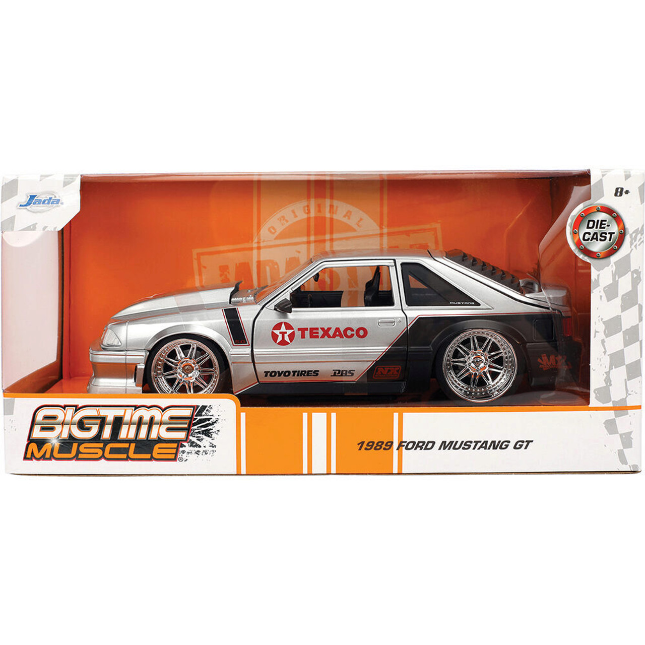 maaaco19 1989 Ford Mustang GT Texaco Diecast Model Car | Jada Toys