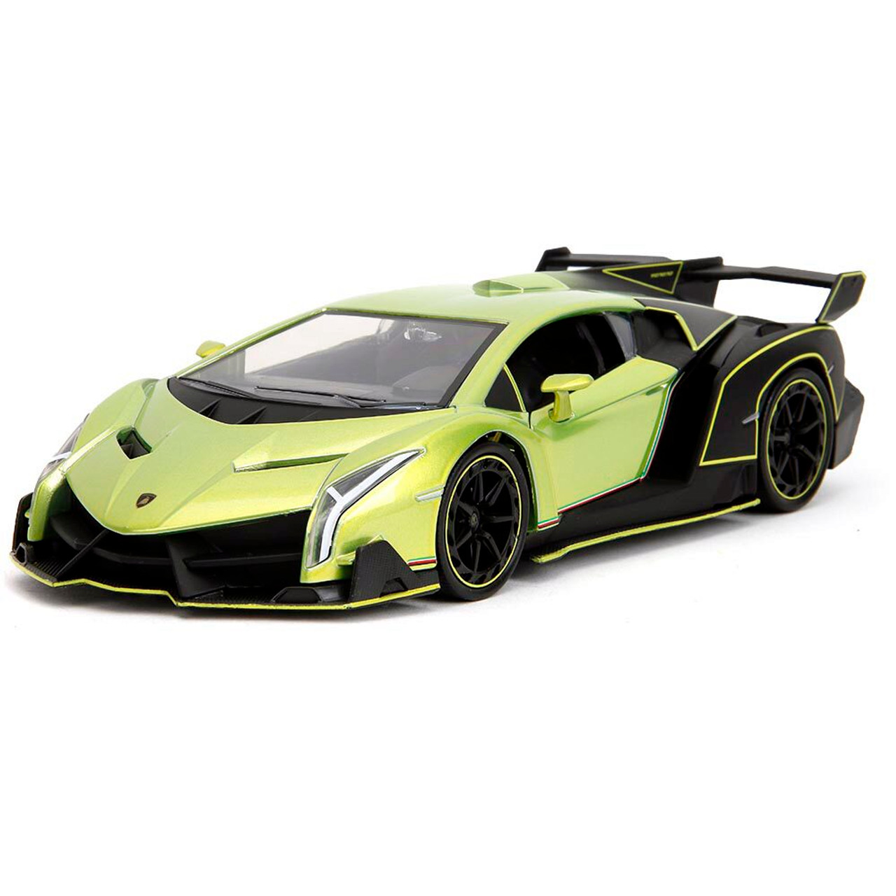 Lamborghini Veneno Lime Pink Slips Diecast Model Car | Jada Toys