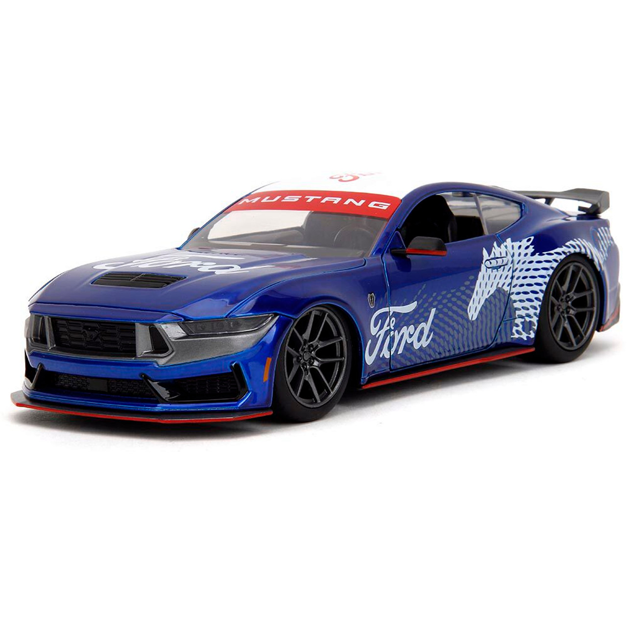 2024 Ford Mustang Dark Horse - Candy Blue 1:24 Scale Diecast Model Car by  Jada Toys