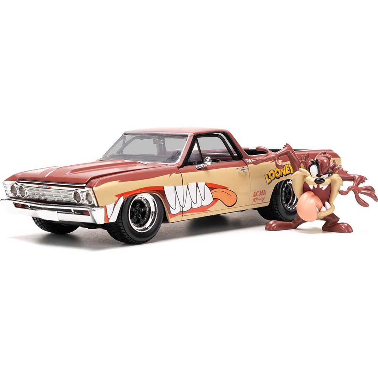 1967 Chevy El Camino W/Tasmanian Devil 1:24 Scale Diecast Model Car by Jada  Toys