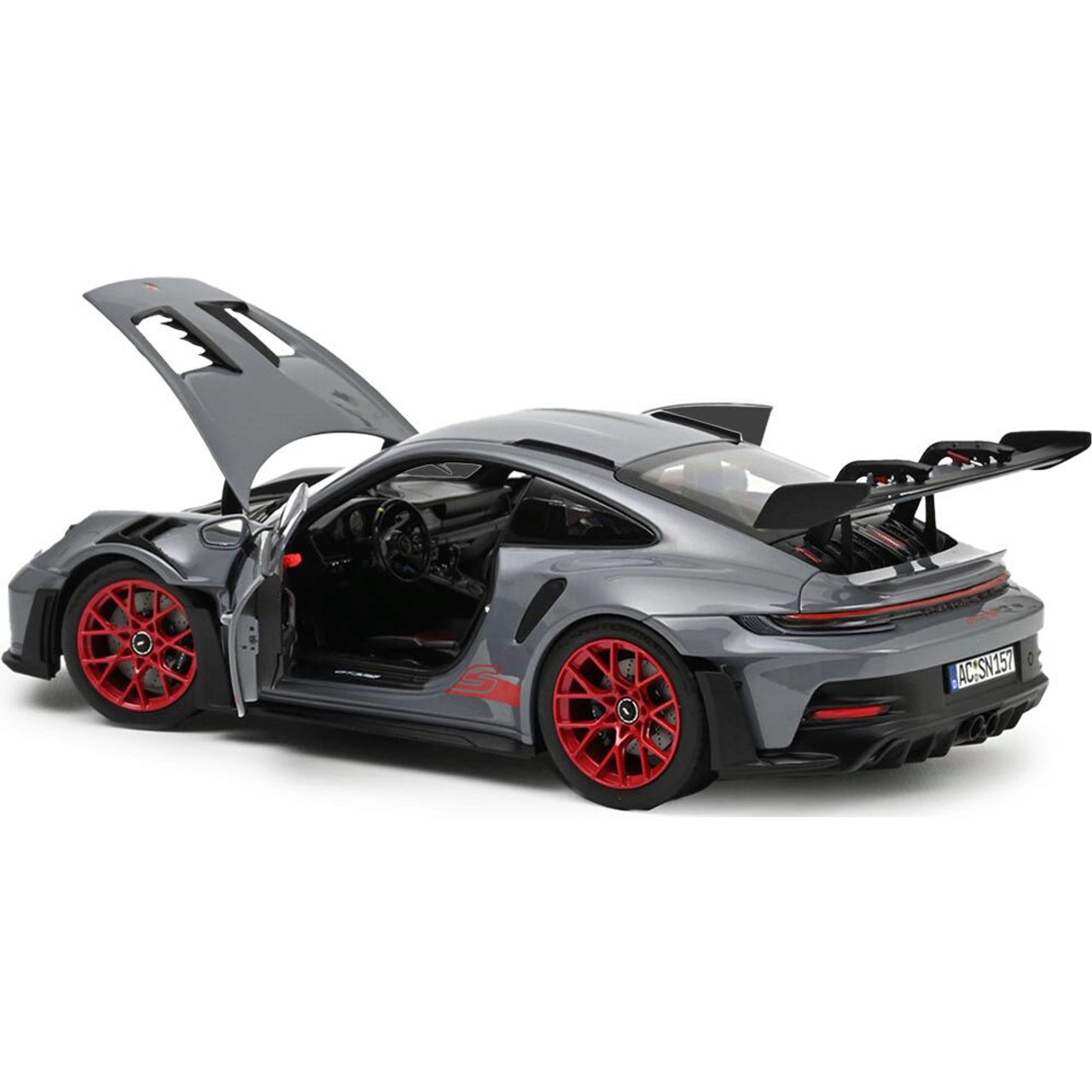 Porsche 911 GT3 RS 2022 White & Pyro red 1:18