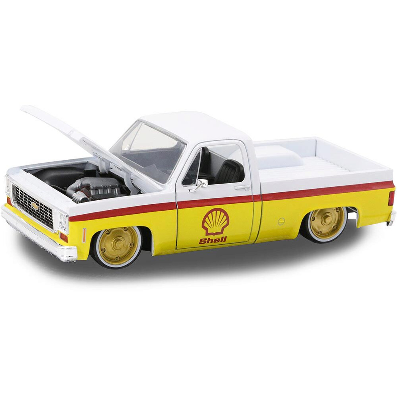 1973 Chevrolet Cheyenne 10 - Shell 1:24 Scale Diecast Model Car by M2  Machines