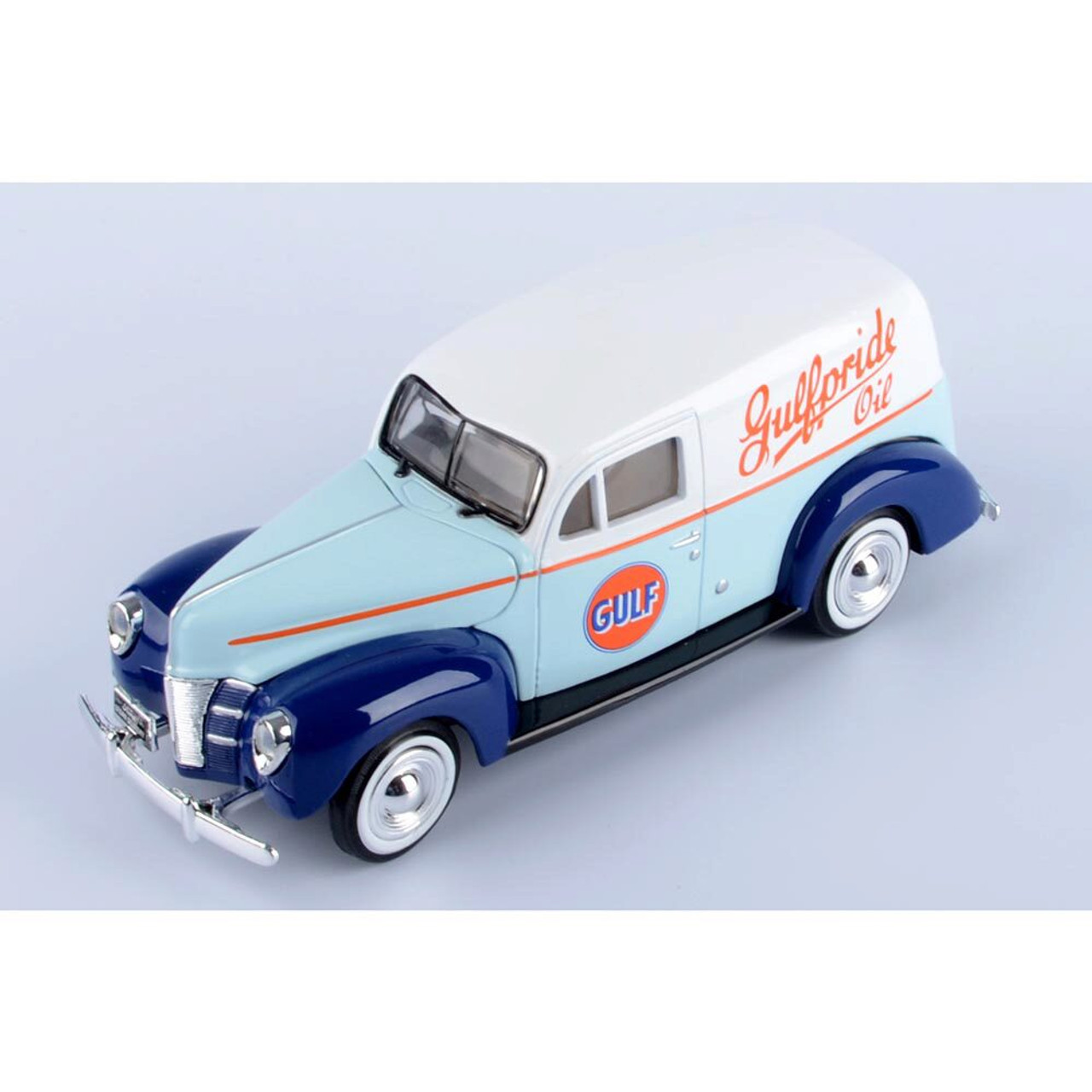 1940 Ford Sedan Delivery With Gulf Livery 1:24 Scale Diecast Model Truck by  Motormax