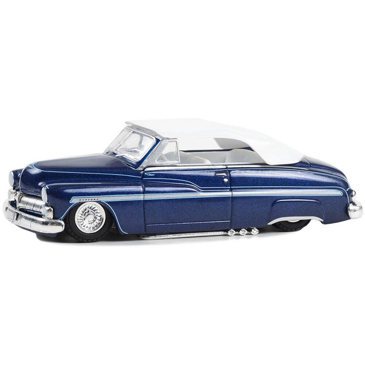 1950 Mercury Eight Chopped Top Convertible Dark | Greenlight 1:64 Scale  Diecast Model Car by Greenlight