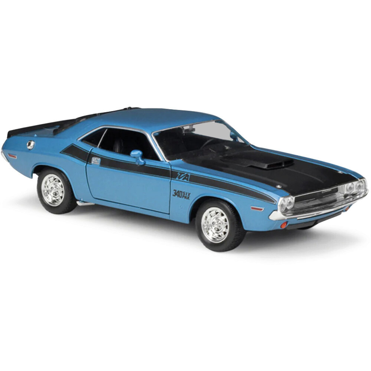 1970 Dodge Challenger T/A - Blue 1:24 Scale Diecast Model Car by Welly