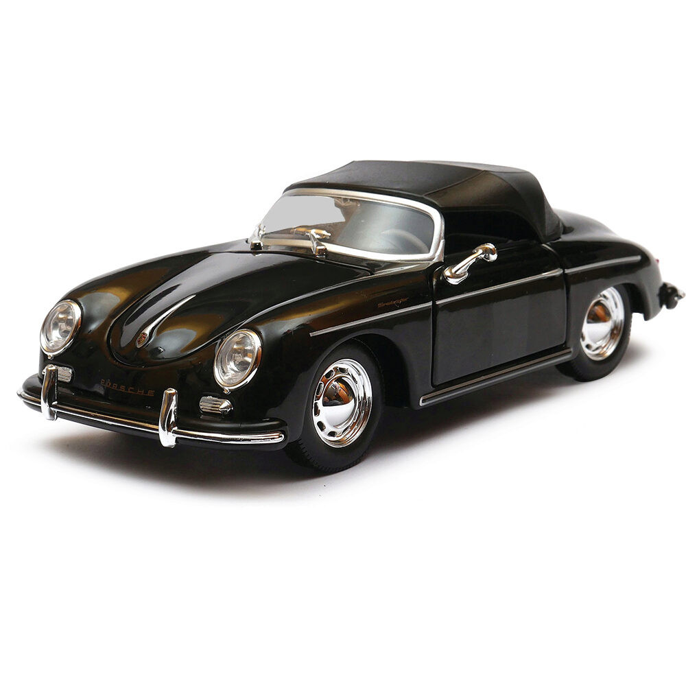Porsche 356A Speedster Black Diecast Model Car | Welly
