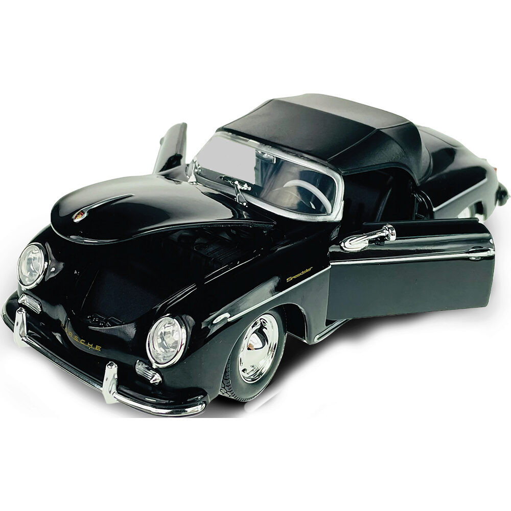 Porsche 356A Speedster Black Diecast Model Car | Welly