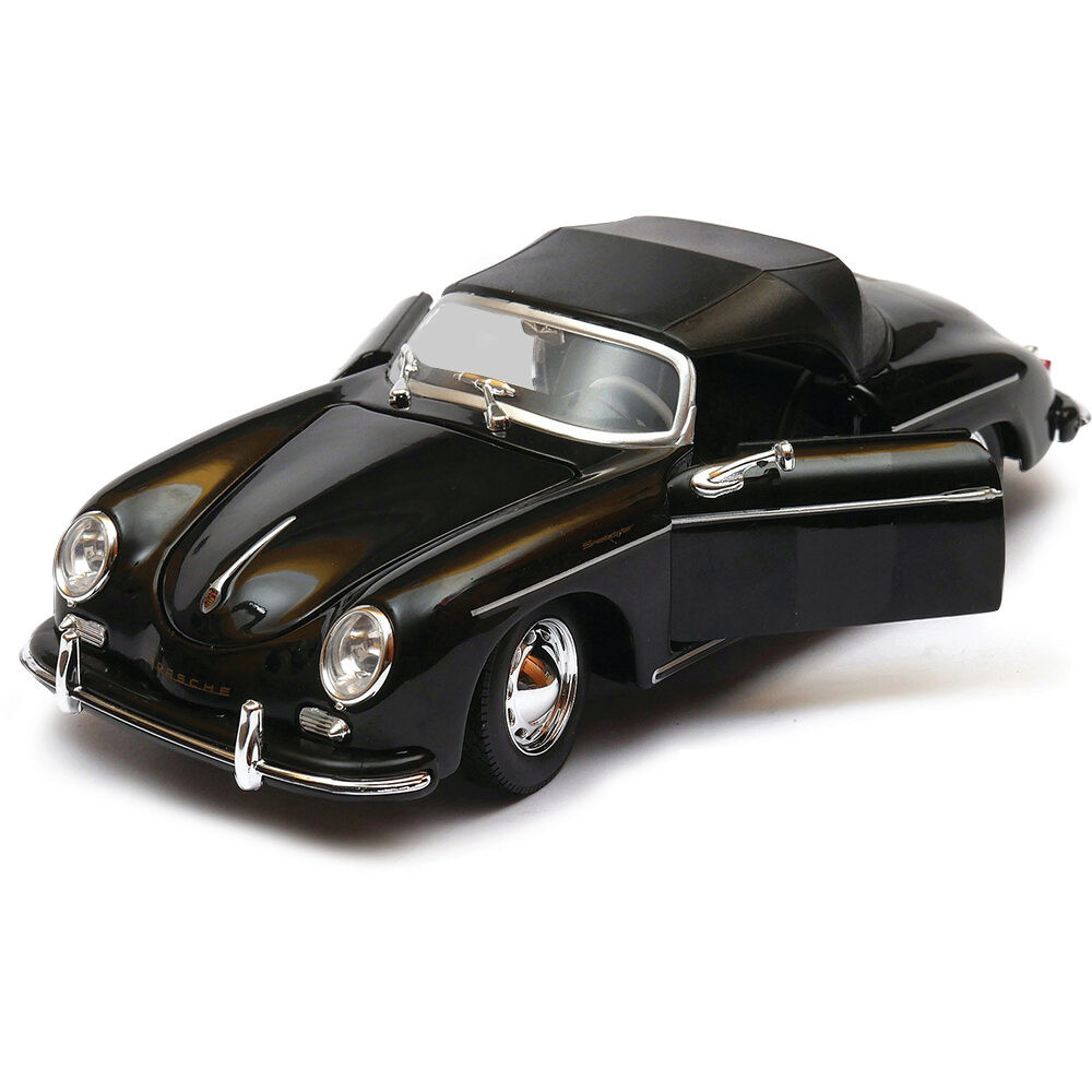 Porsche 356A Speedster Black Diecast Model Car | Welly