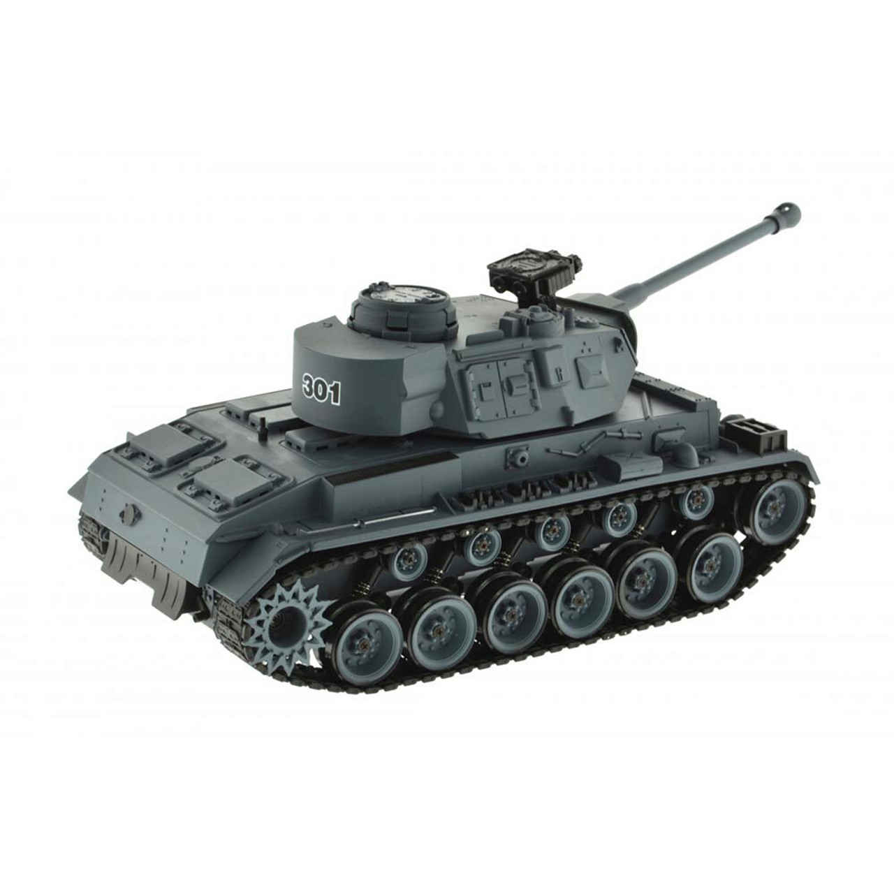 Remote Control German WWII Panther Tank - Gray w/Airsoft Cannon 1:18 Scale  Remote Control Tank by CIS Associates