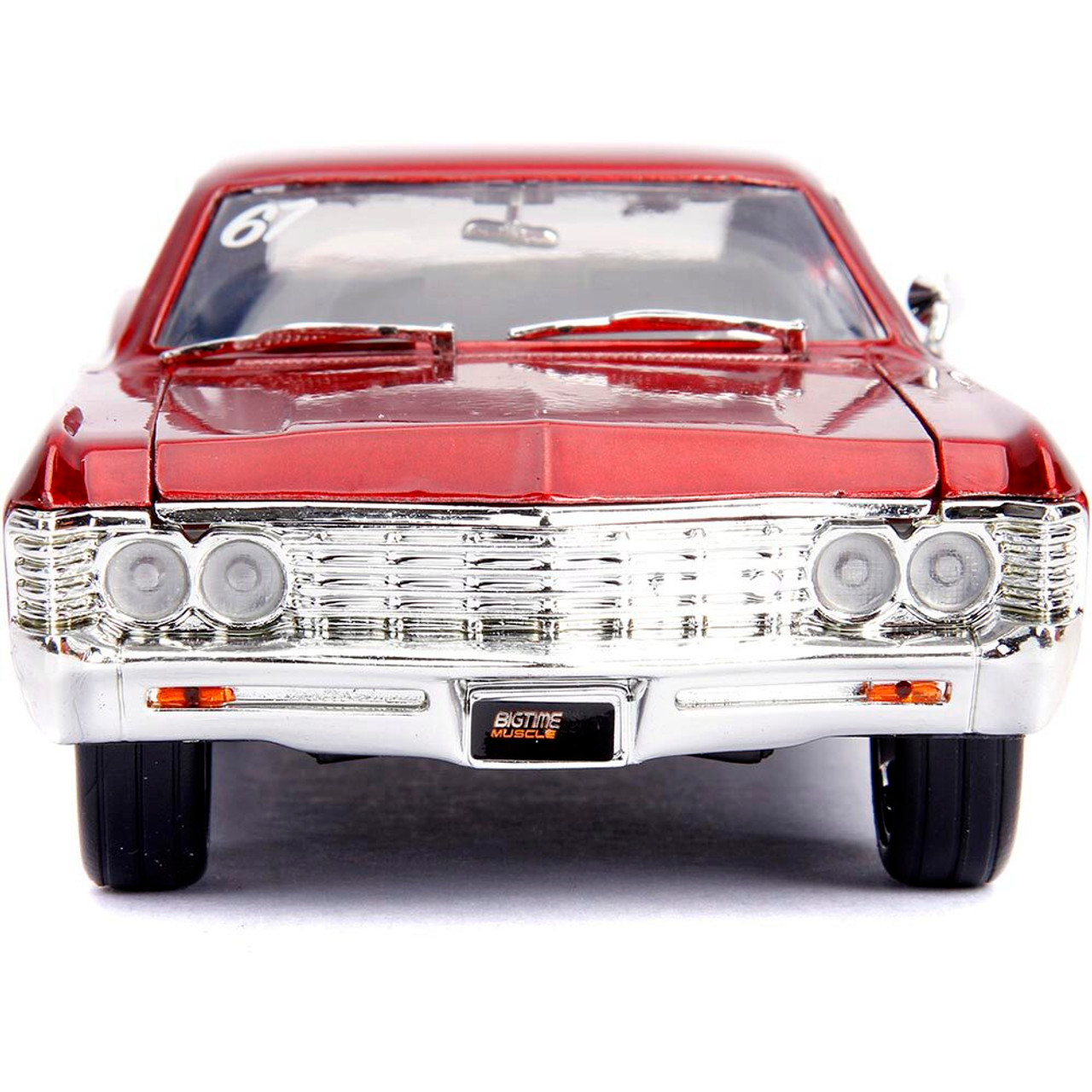 1967 Chevy Impala 2-Door #67 Golden Ruby Diecast Model Car