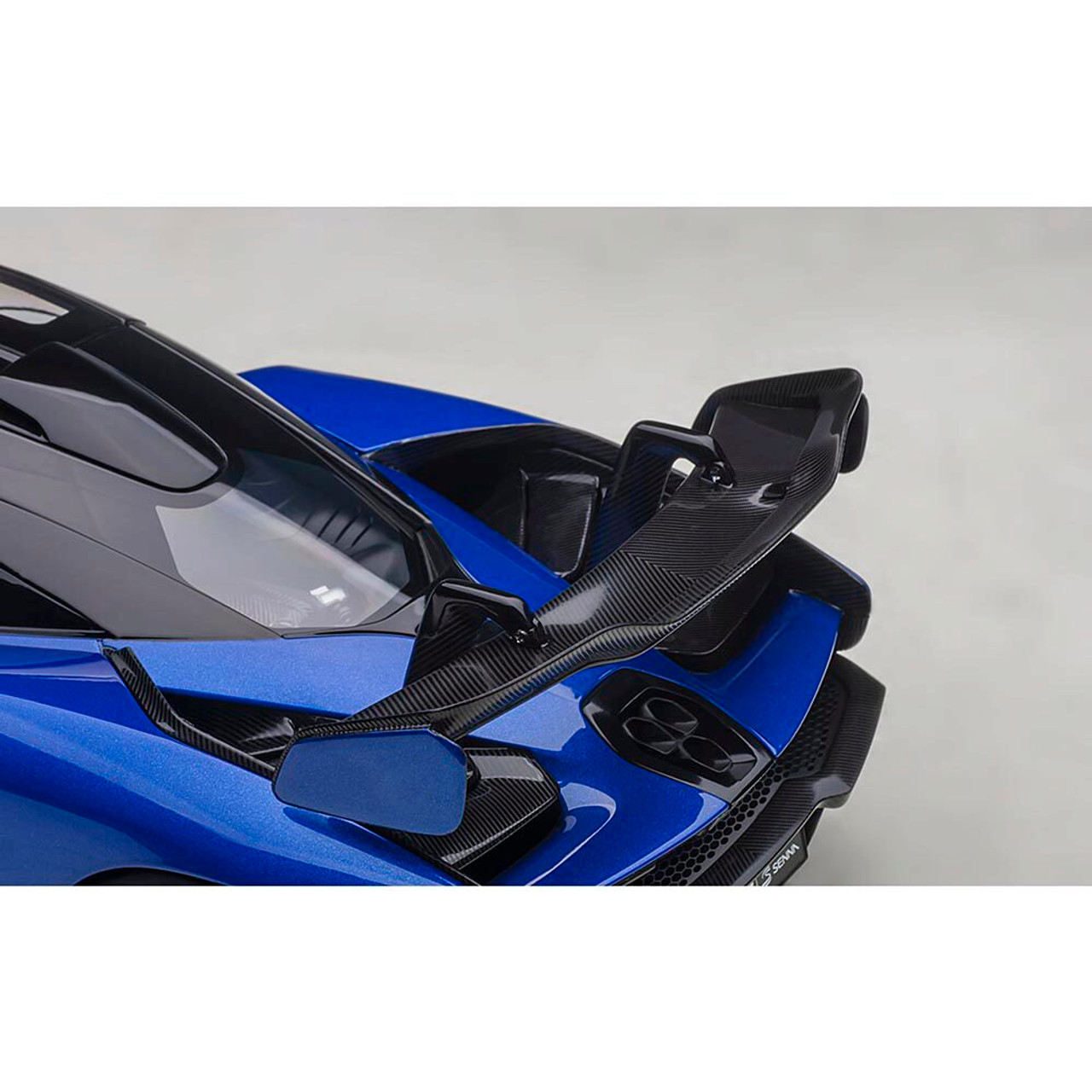 McLaren Senna Trophy Kyanos/Blue Composite Model Car | AutoArt