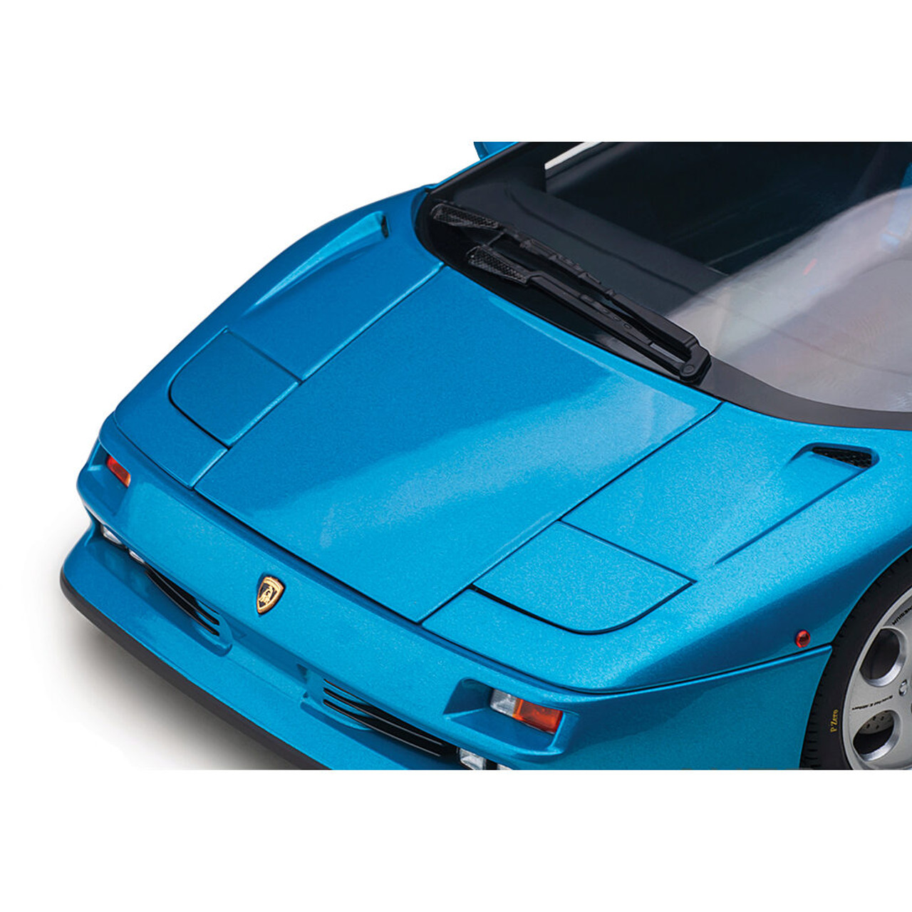 Lamborghini Diablo SE30 Blue Composite Diecast Model Car