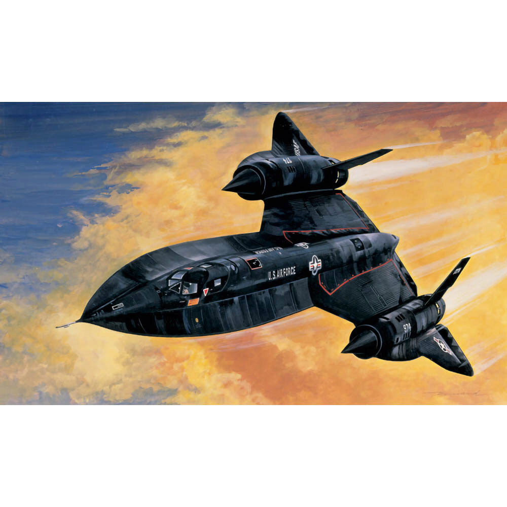 SR-71 Blackbird With Drone 1/72 Kit Plastic Model Kit | Italeri
