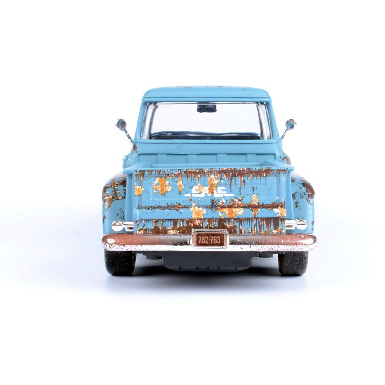 1955 Barn Find GMC Blue Chip Pickup Diecast Model Truck