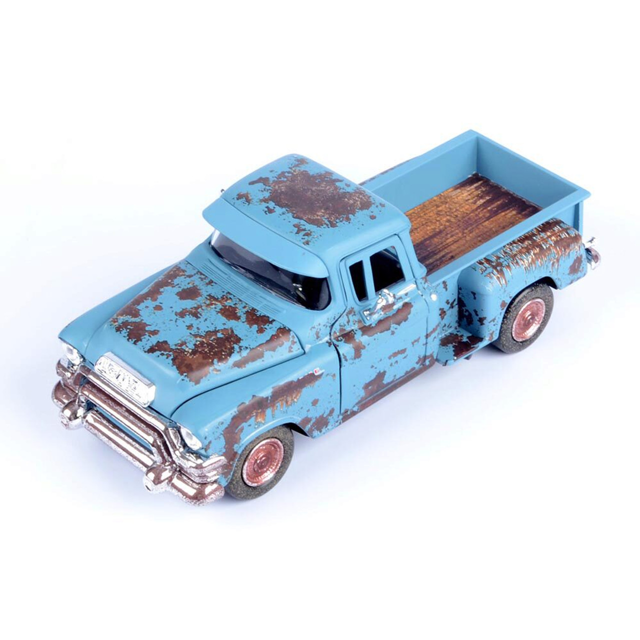 MM TL1/24 1955 GMC ブルー チップ ピックアップ 1955 GMC BLUE CHIP PICKUP LIGHT BLUE 1/24 DIECAST MODEL CAR