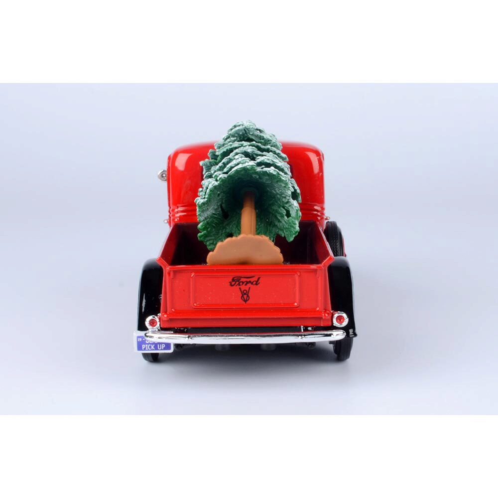 1937 Ford Holiday Pickup Red Diecast Model Truck | Motormax