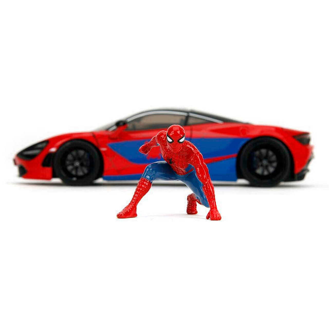 ミニカー 1:24 MARVEL SPIDER-MAN &amp; McLaren 720S Mclaren 720S W/Spider-Man Diecast Model Car | Jada Toys