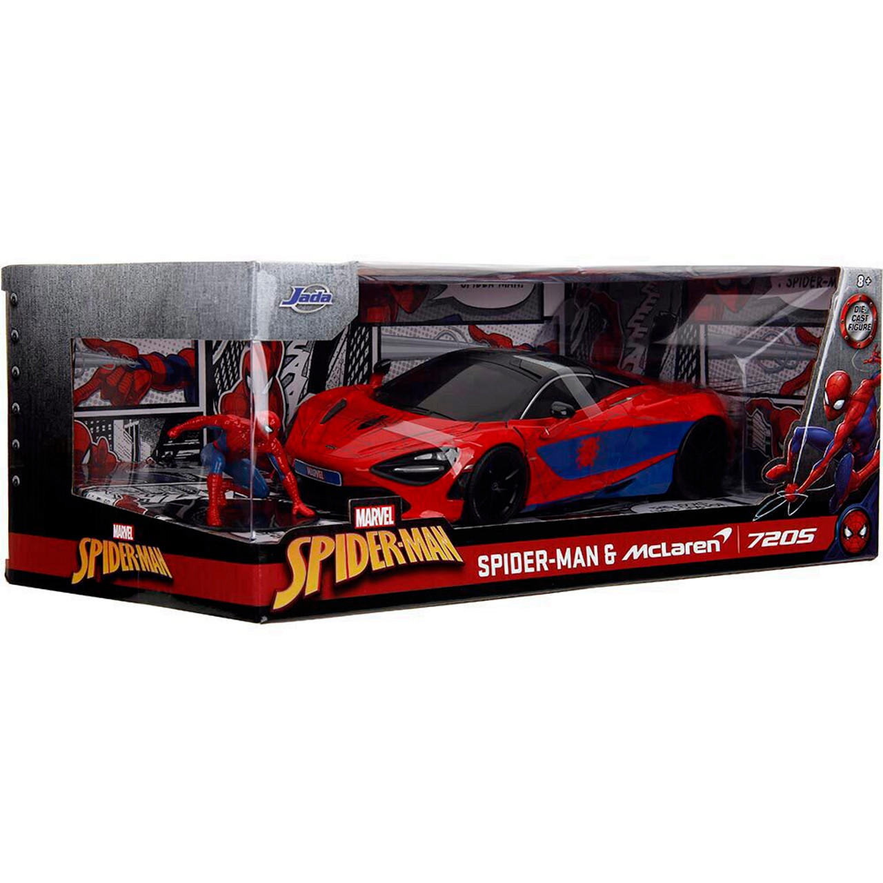 Mclaren 720S W/Spider-Man Diecast Model Car | Jada Toys