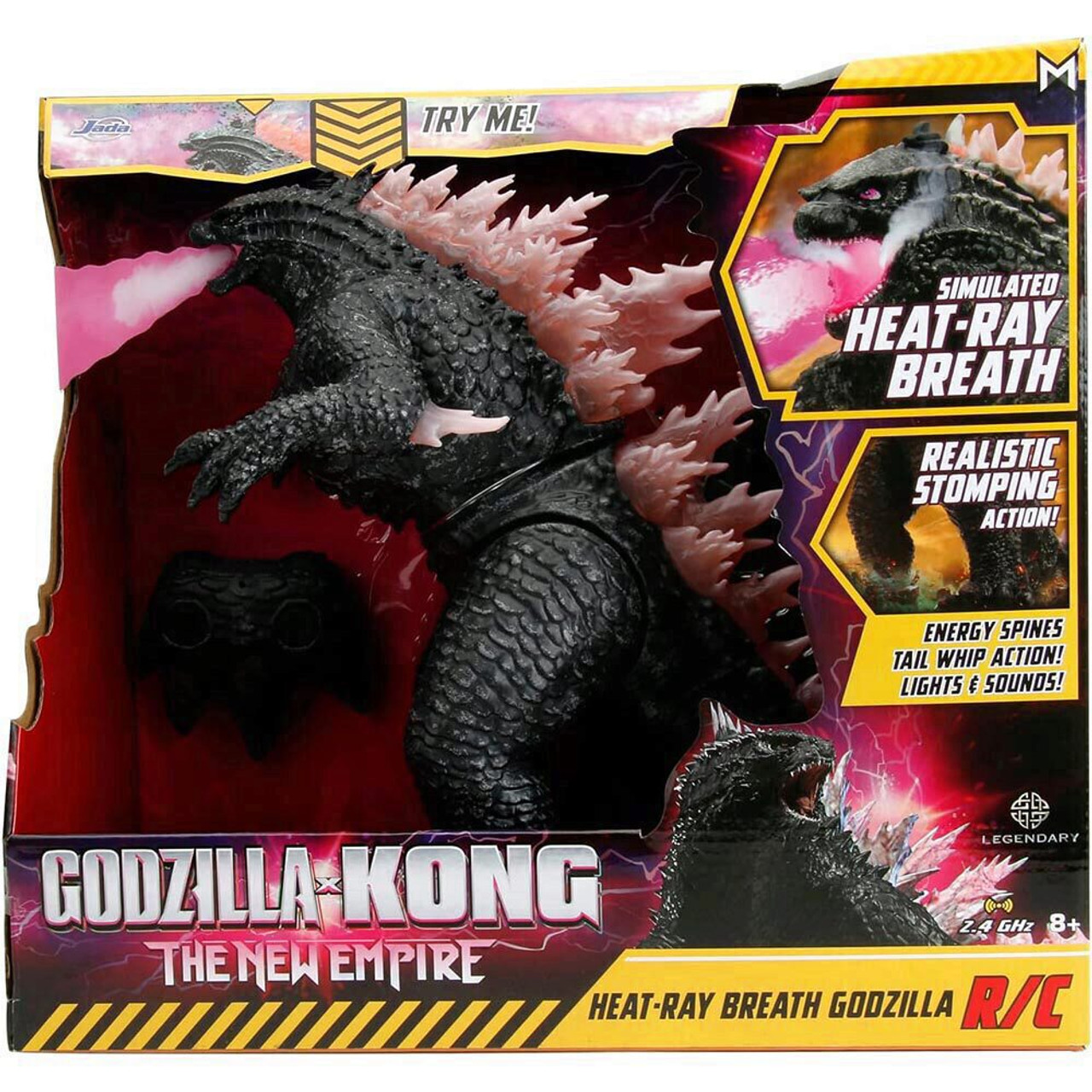 R/C GODZILLA ラジコン ゴジラのフィギュアはありません。 Legendary Godzilla Radio Control R/C Figure | Jada Toys