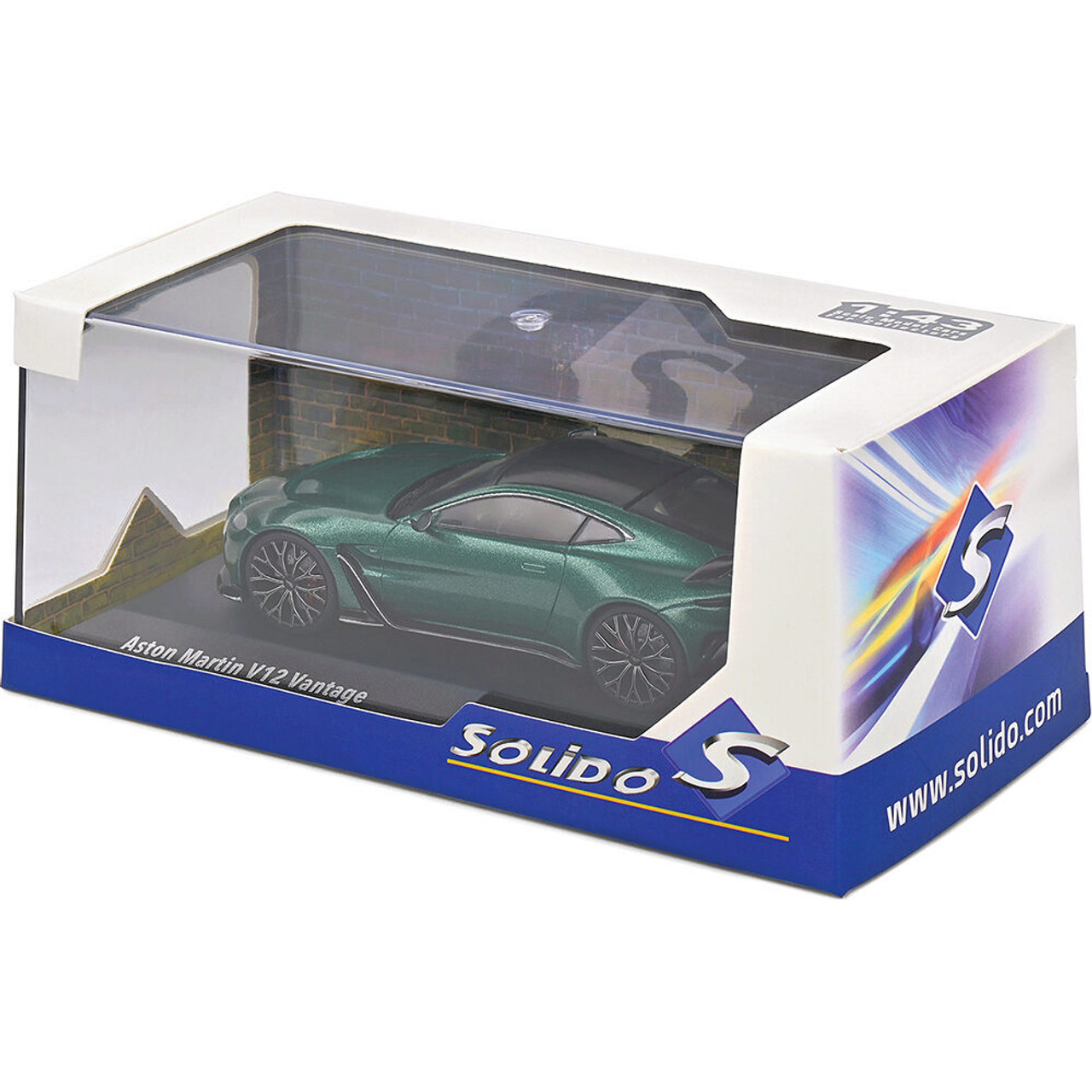 ミニカー SOLIDO REF 130 ASTON - MARTIN VANTAGE Aston Martin Vantage V-12 Green Diecast Model Car | Solido
