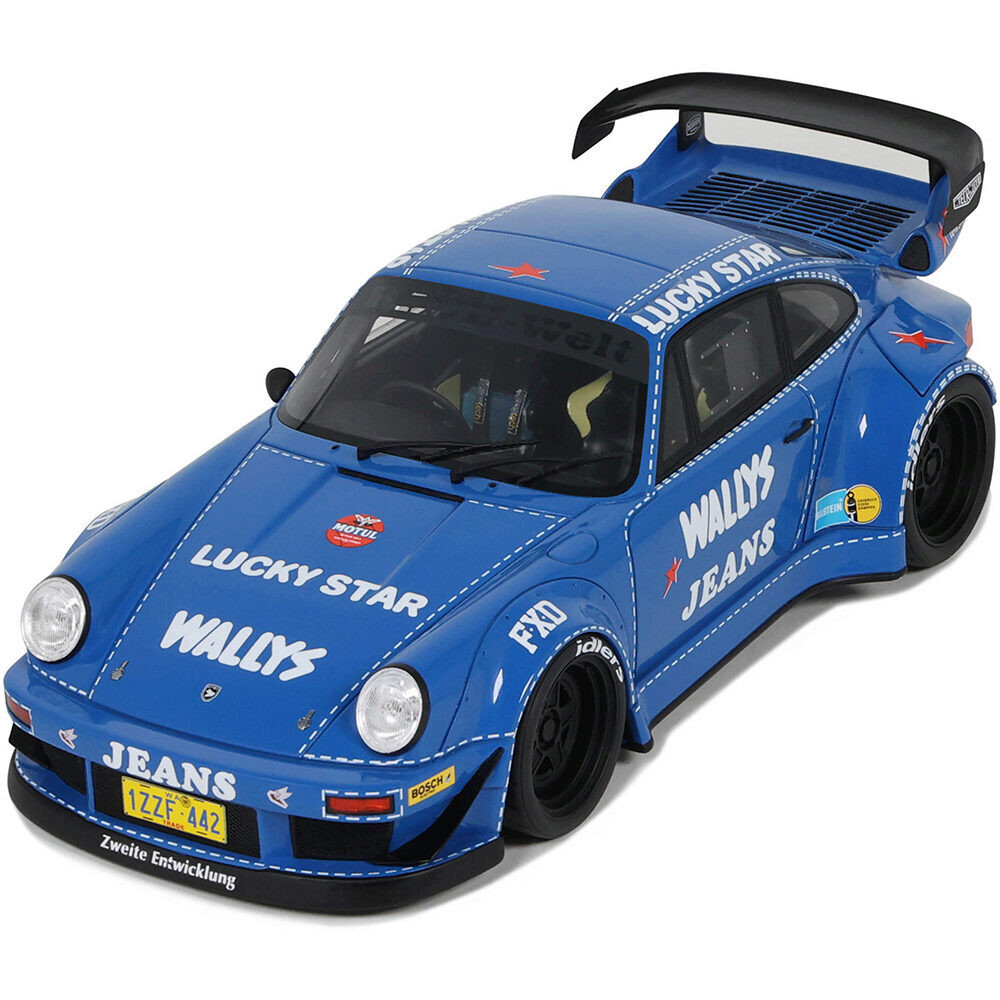 RWB Porsche 911 OSHO Arrow Blue Cast Resin Model Car | GT Spirit