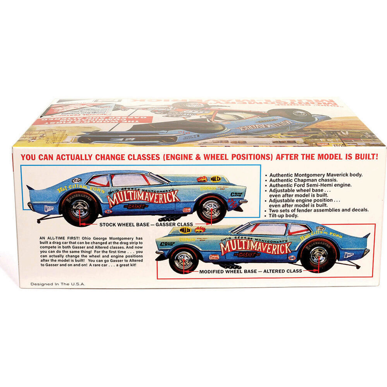 Ohio George Maverick Funny Car Model Kit | MPC Models