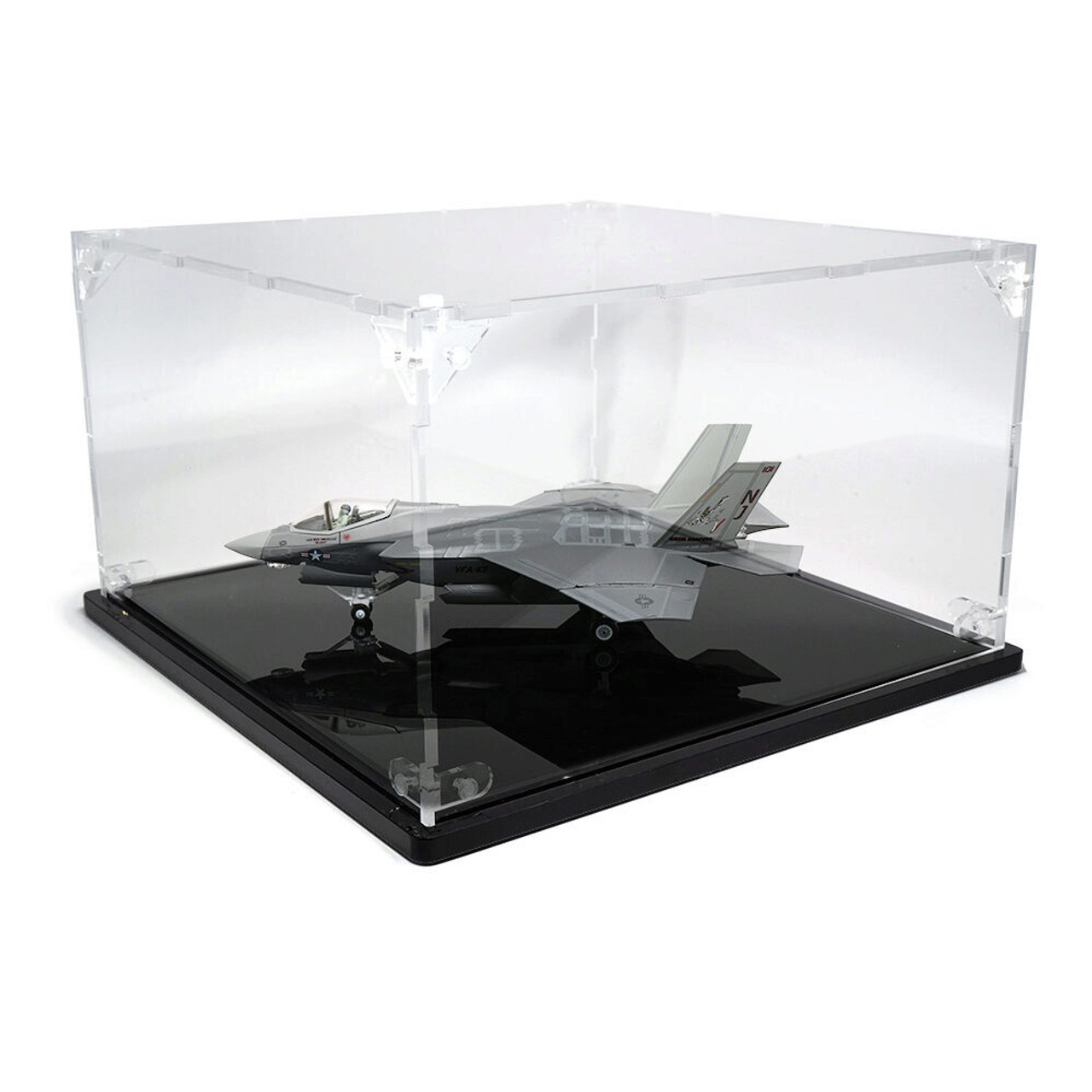 Square Knock Down Acrylic Display Case | Collector's Showcase
