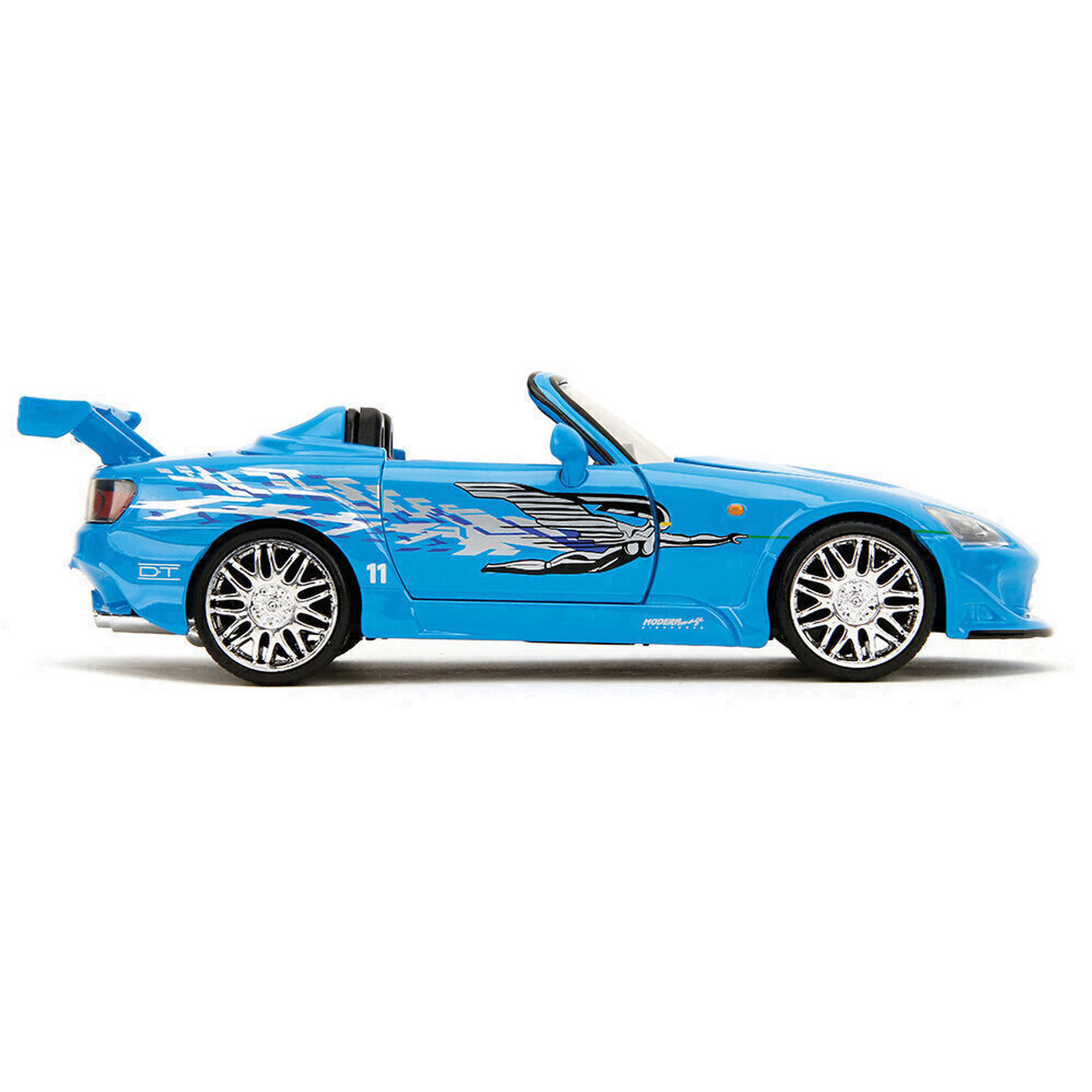 Formula Drift 2000 HONDA S2000 ミニカー Jada 2001 Honda S2000 Blue Fast & Furious Remix 1/24 Diecast